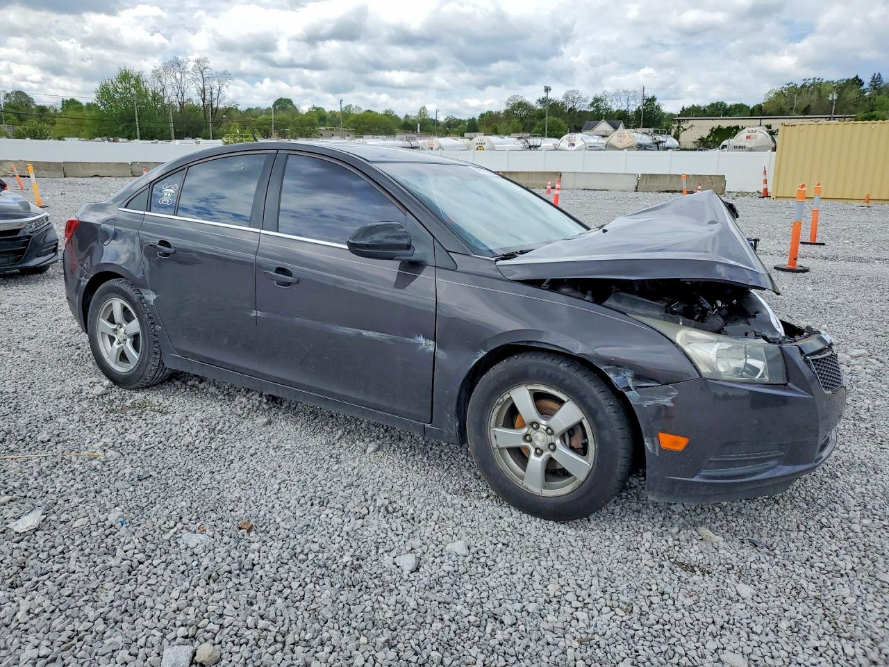 2014 Chevrolet Cruze Lt Gray vin: 1G1PC5SB1E7190514