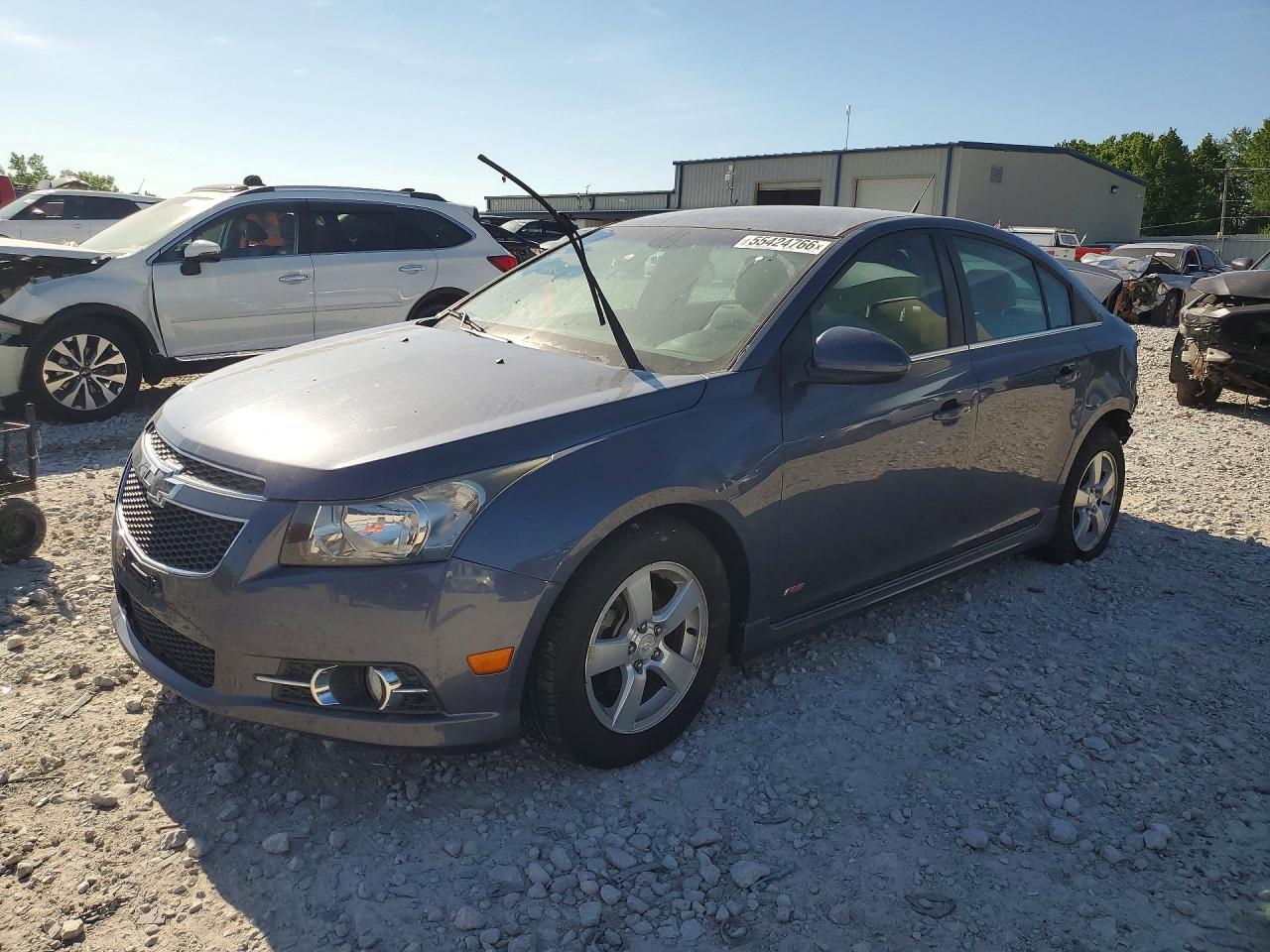 2014 Chevrolet Cruze Lt Blue vin: 1G1PC5SB1E7205920