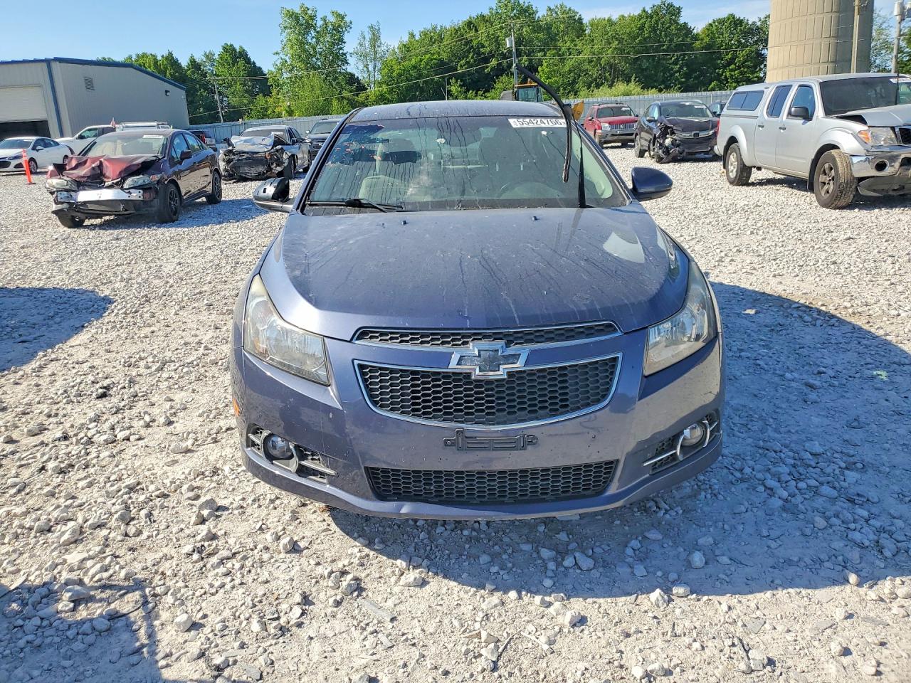 2014 Chevrolet Cruze Lt Blue vin: 1G1PC5SB1E7205920