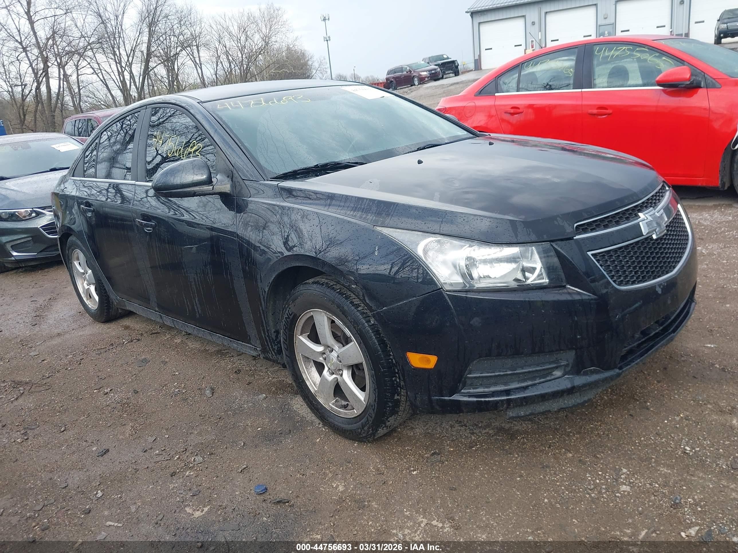 2014 Chevrolet Cruze 1lt Auto Gray vin: 1G1PC5SB1E7222295