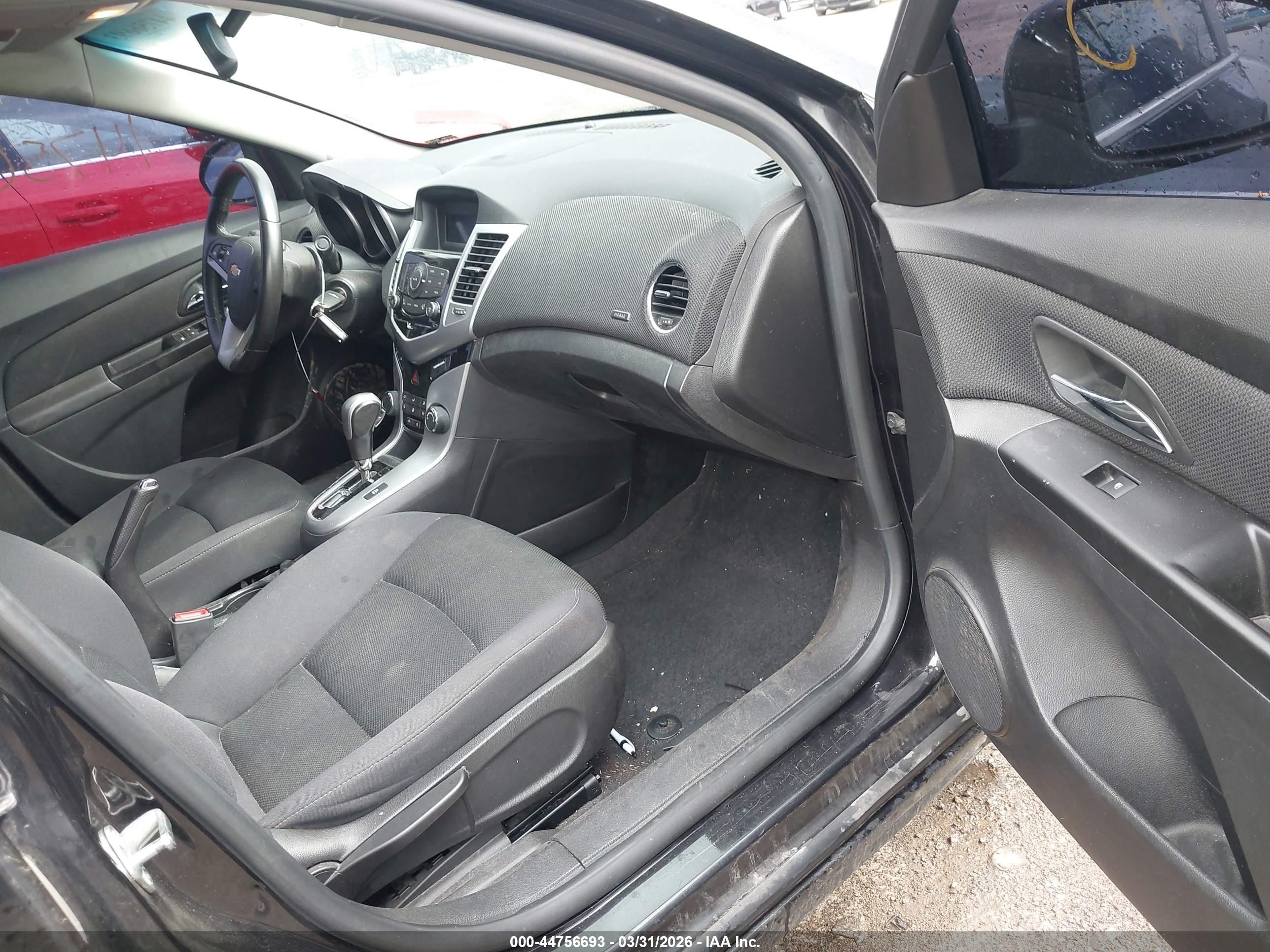 2014 Chevrolet Cruze 1lt Auto Gray vin: 1G1PC5SB1E7222295