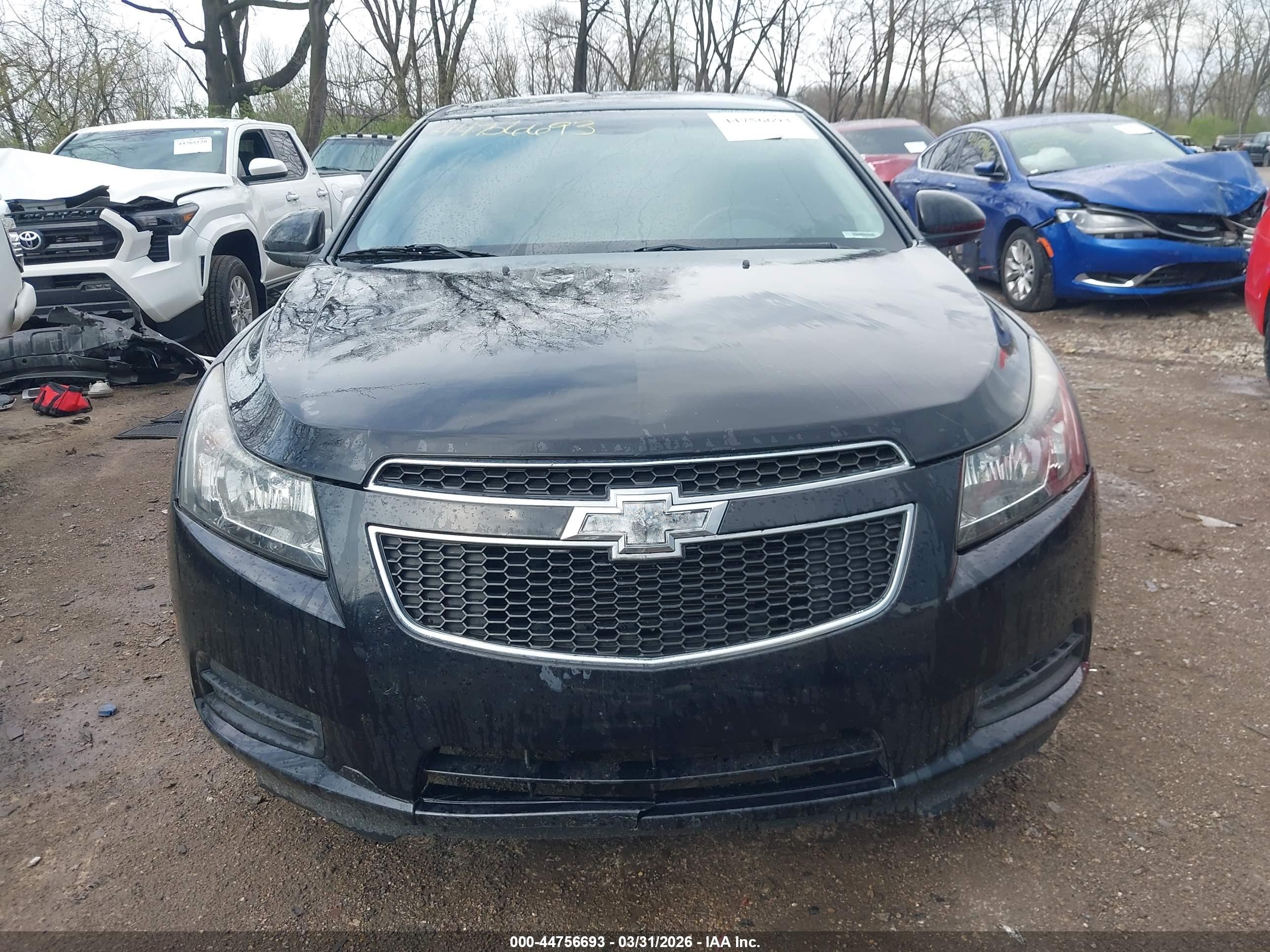 2014 Chevrolet Cruze 1lt Auto Gray vin: 1G1PC5SB1E7222295