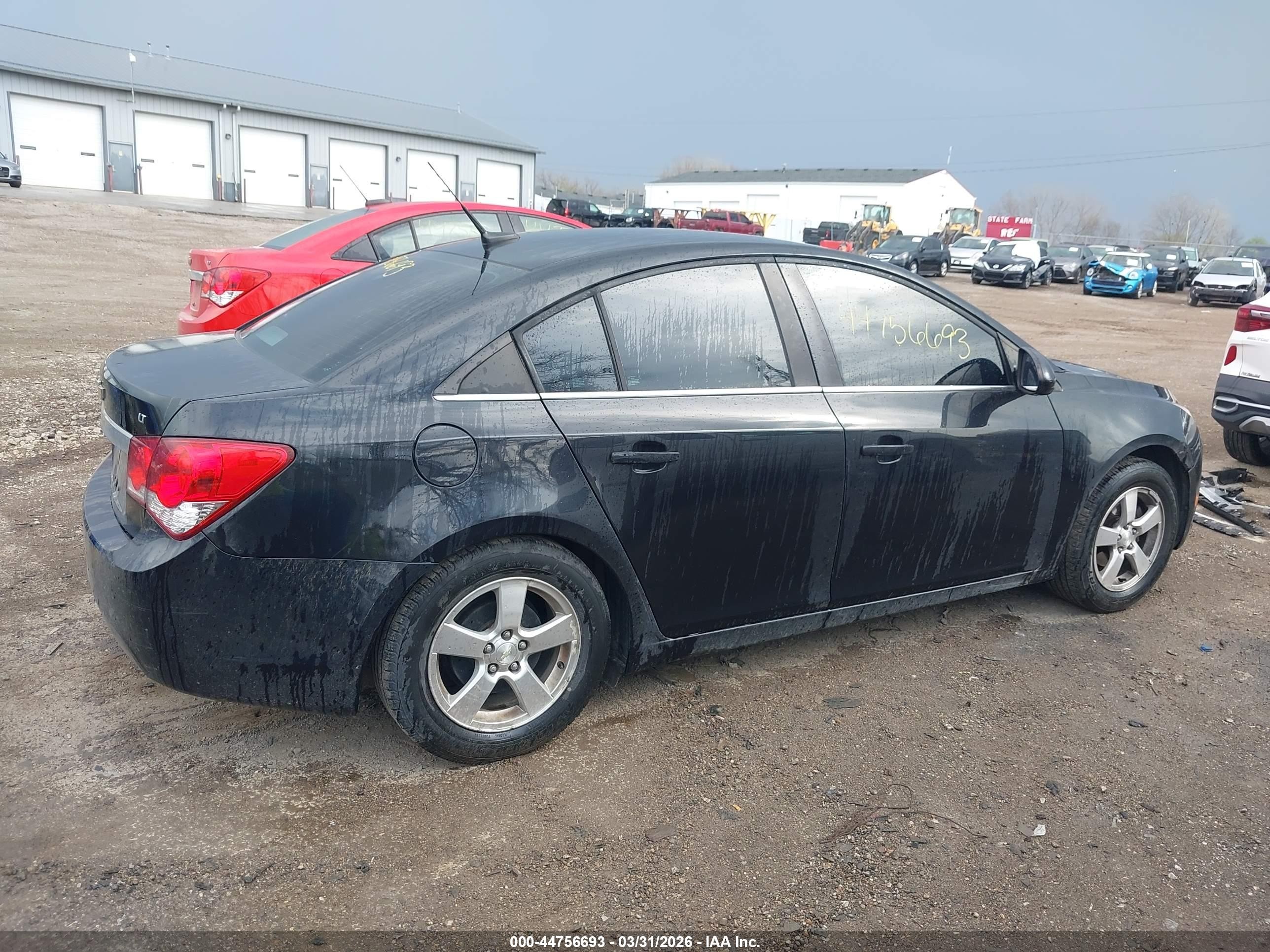 2014 Chevrolet Cruze 1lt Auto Gray vin: 1G1PC5SB1E7222295