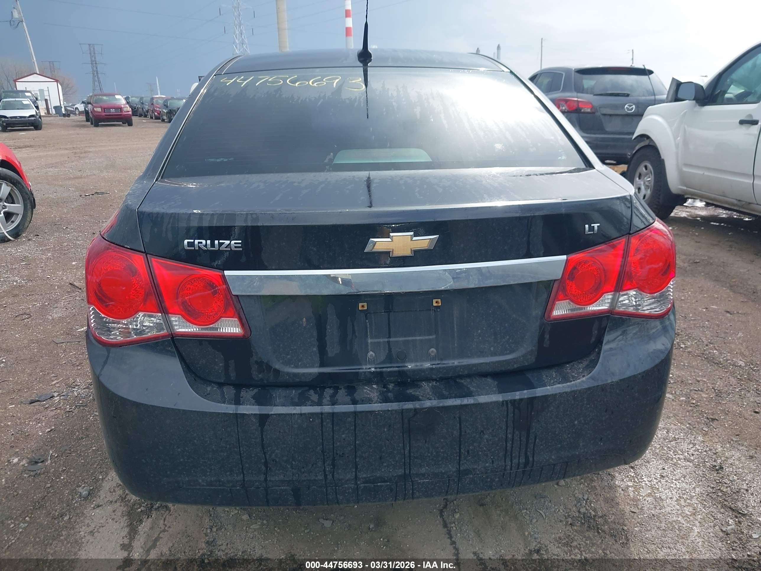 2014 Chevrolet Cruze 1lt Auto Gray vin: 1G1PC5SB1E7222295