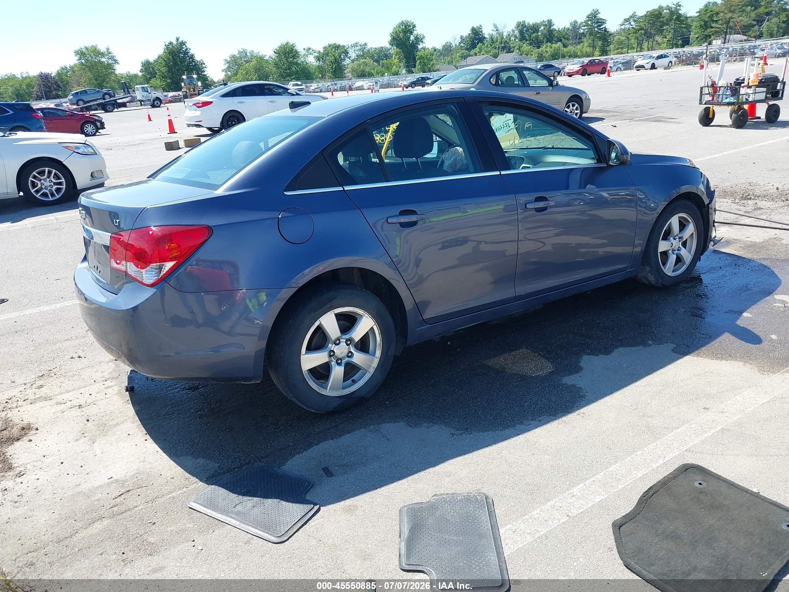 2014 Chevrolet Cruze 1lt Auto Blue vin: 1G1PC5SB1E7223320