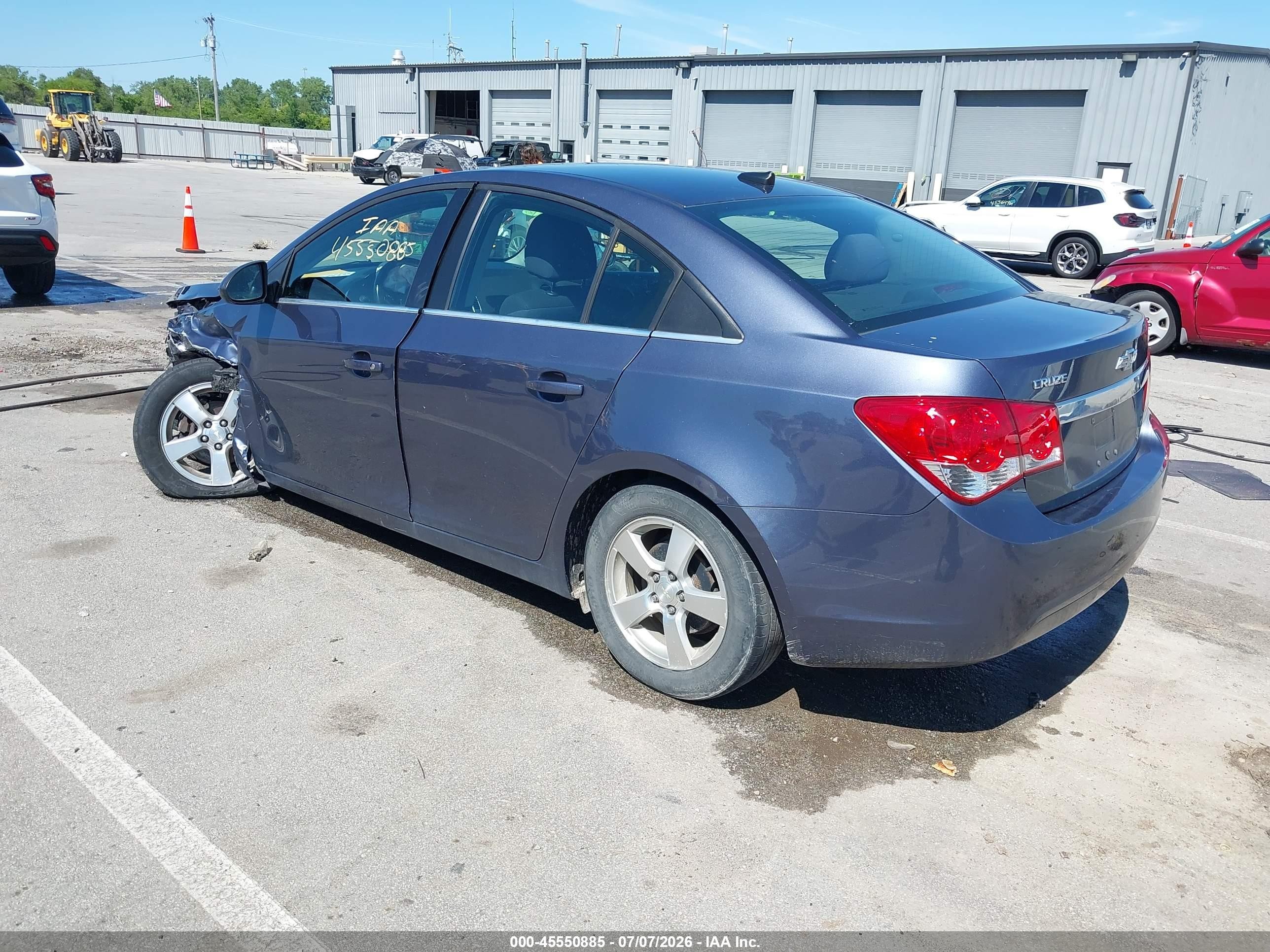 2014 Chevrolet Cruze 1lt Auto Blue vin: 1G1PC5SB1E7223320