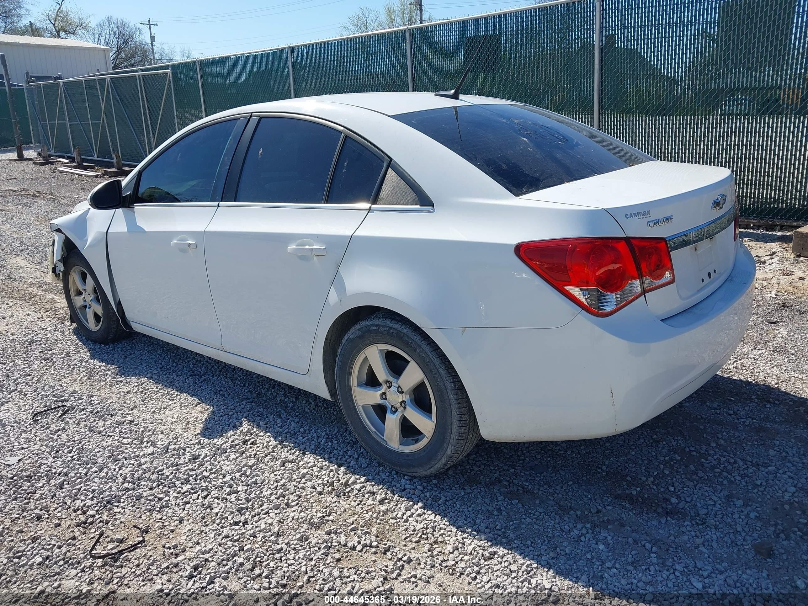2014 Chevrolet Cruze 1lt Auto White vin: 1G1PC5SB1E7224645