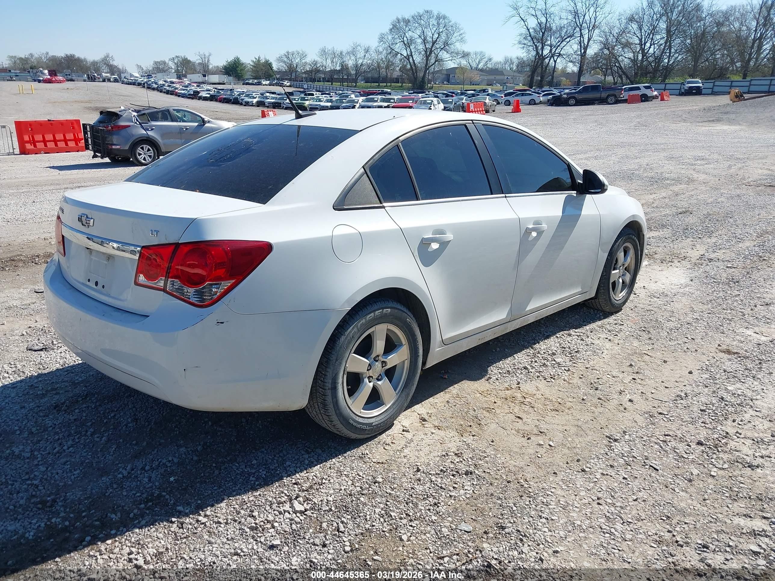 2014 Chevrolet Cruze 1lt Auto White vin: 1G1PC5SB1E7224645