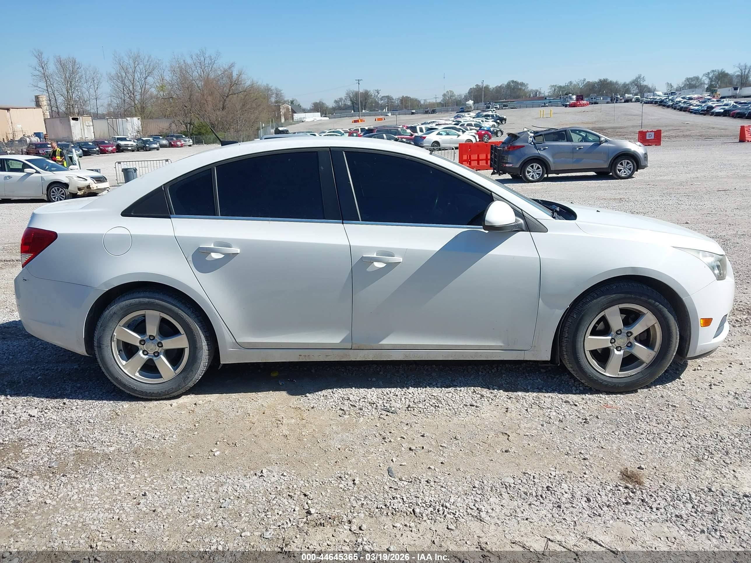 2014 Chevrolet Cruze 1lt Auto White vin: 1G1PC5SB1E7224645