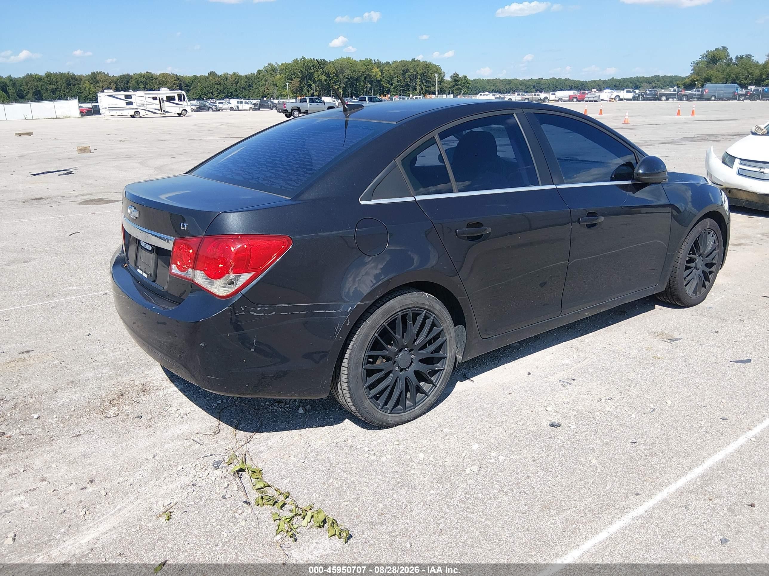 2014 Chevrolet Cruze 1lt Auto Черный vin: 1G1PC5SB1E7225665