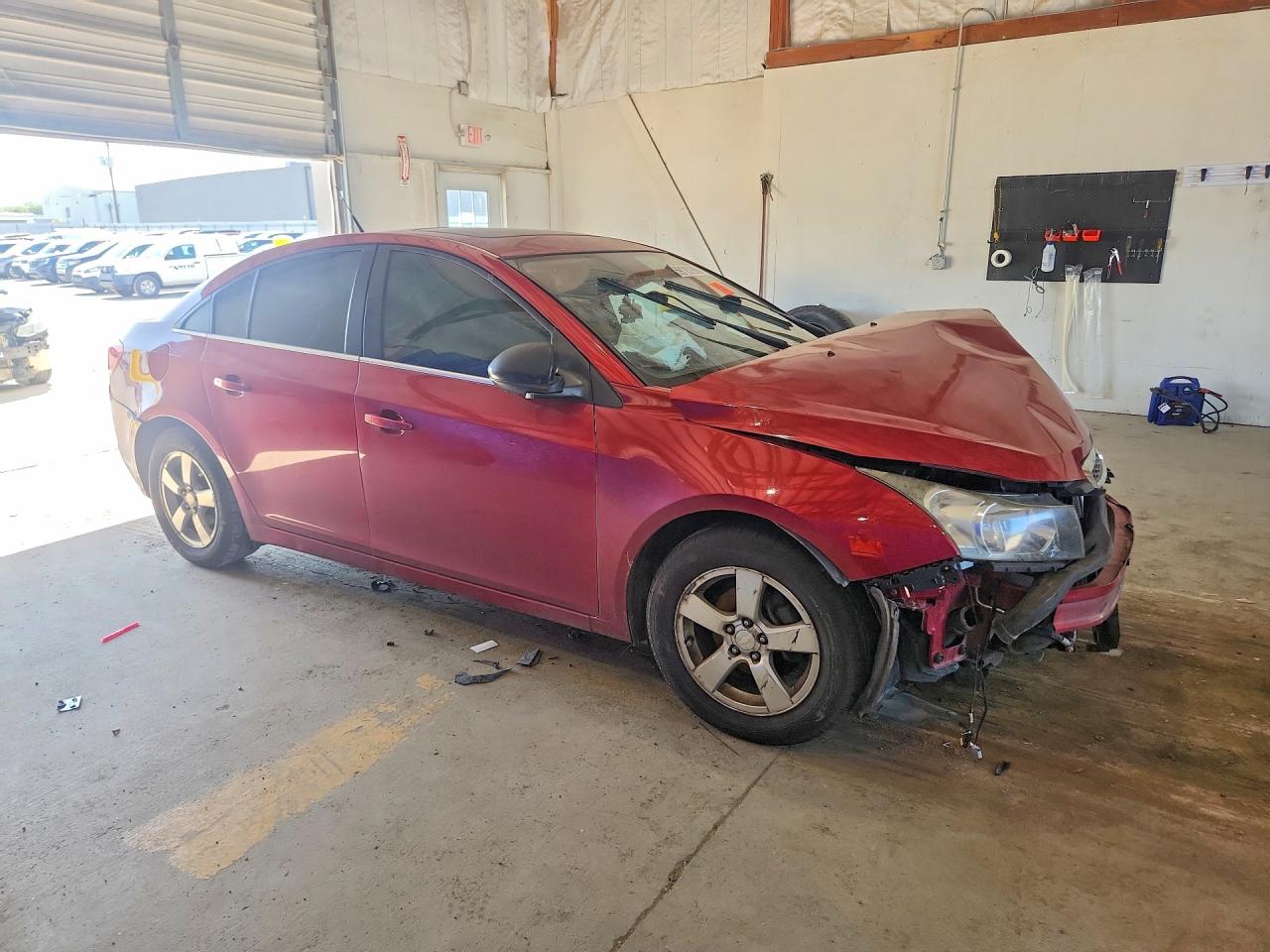 2014 Chevrolet Cruze Lt Maroon vin: 1G1PC5SB1E7248976