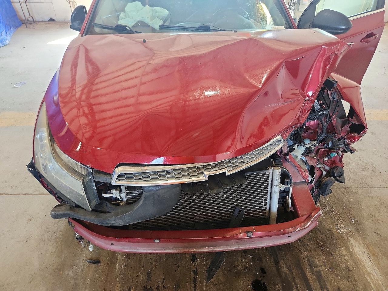 2014 Chevrolet Cruze Lt Maroon vin: 1G1PC5SB1E7248976