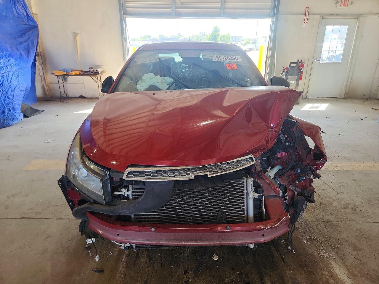 2014 Chevrolet Cruze Lt Maroon vin: 1G1PC5SB1E7248976
