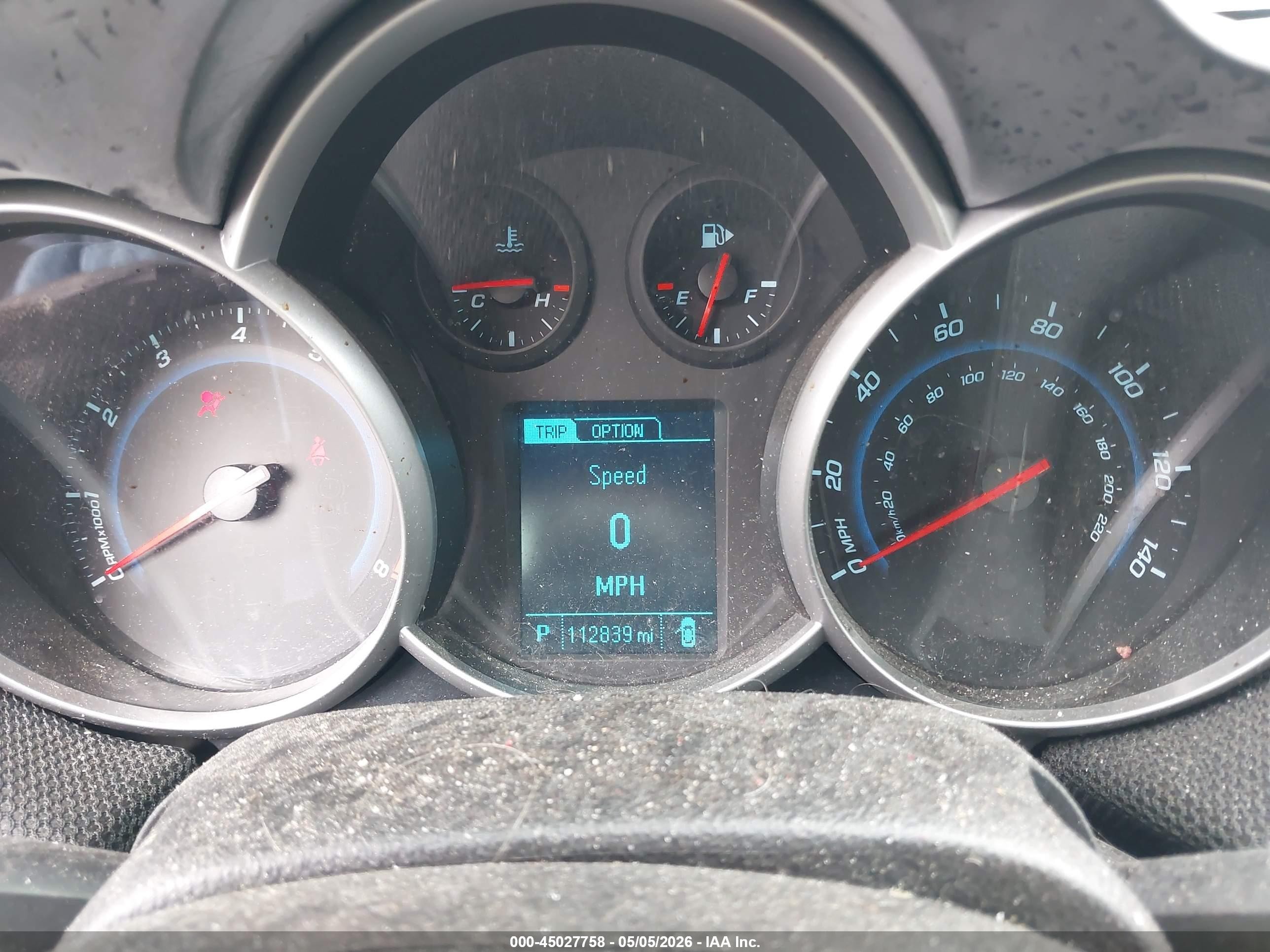 2014 Chevrolet Cruze 1lt Auto Black vin: 1G1PC5SB1E7252588