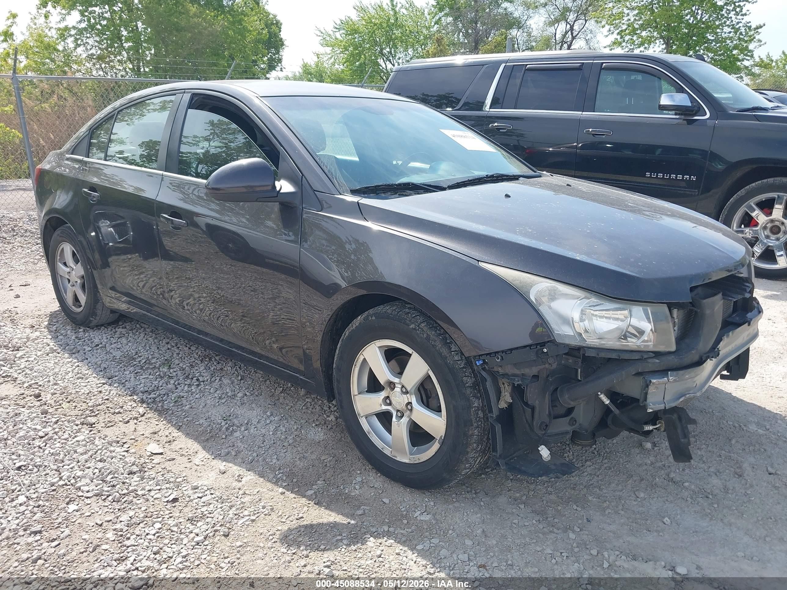 2014 Chevrolet Cruze 1lt Auto Gray vin: 1G1PC5SB1E7258259
