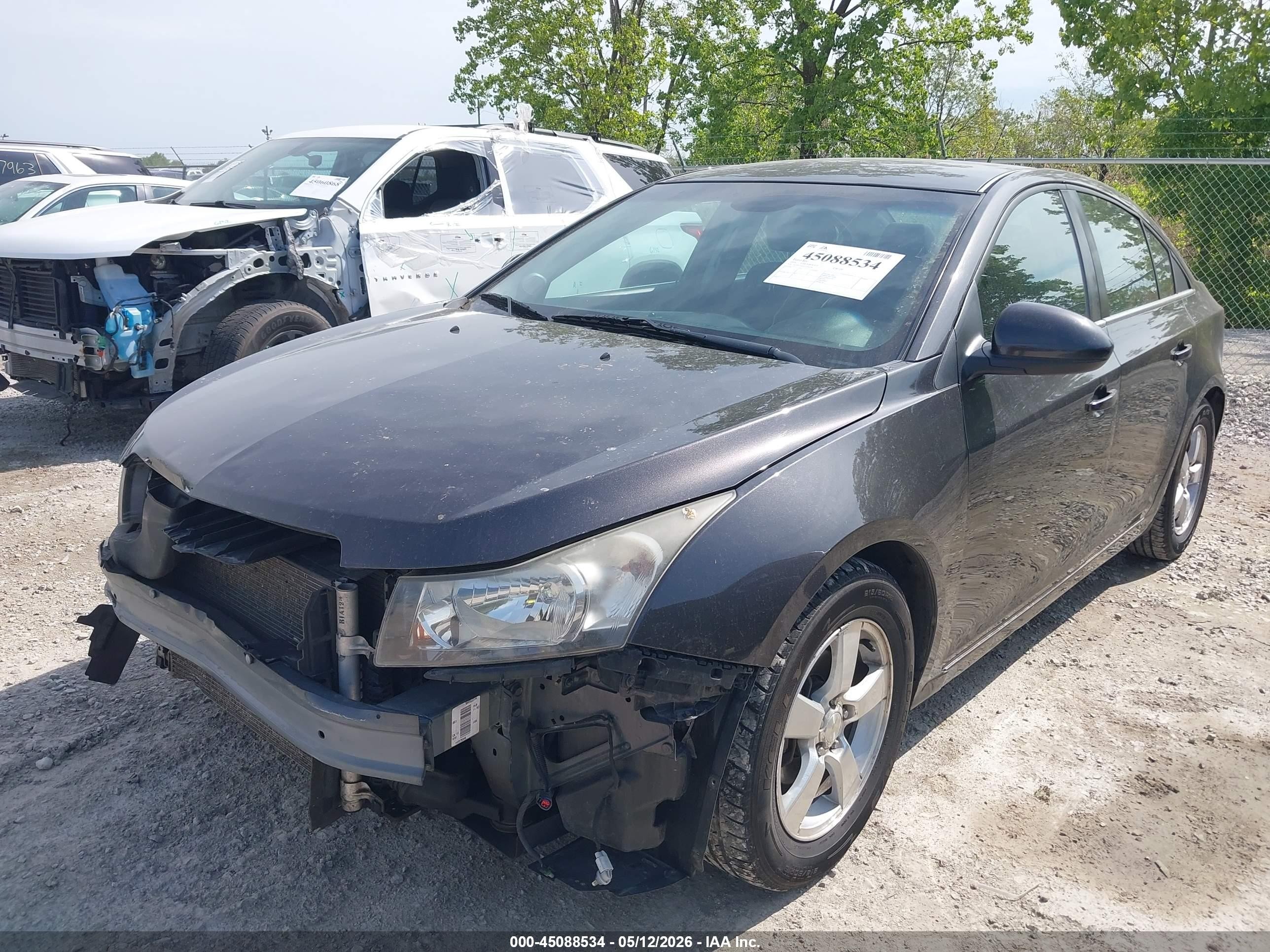 2014 Chevrolet Cruze 1lt Auto Gray vin: 1G1PC5SB1E7258259