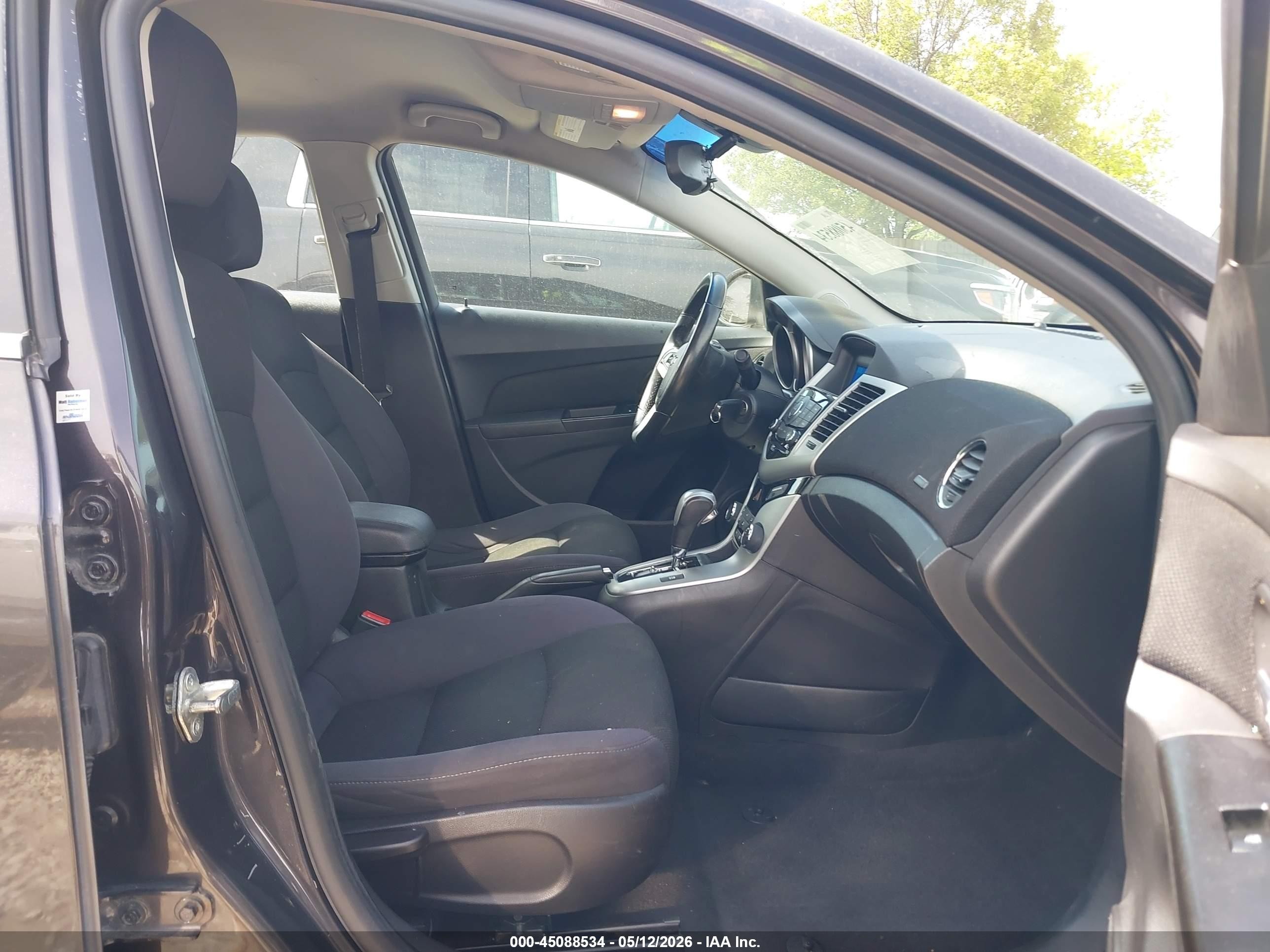 2014 Chevrolet Cruze 1lt Auto Gray vin: 1G1PC5SB1E7258259