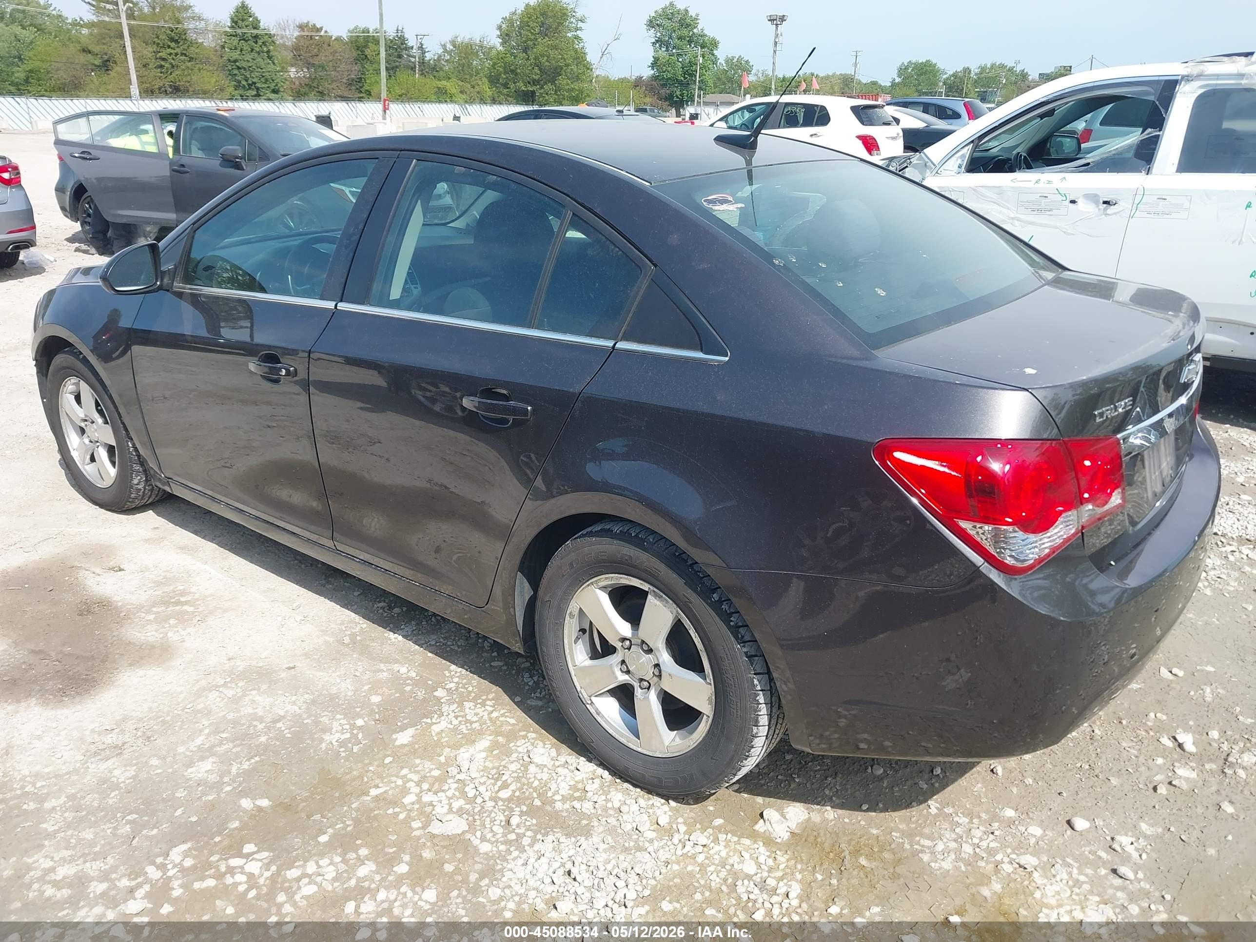 2014 Chevrolet Cruze 1lt Auto Gray vin: 1G1PC5SB1E7258259