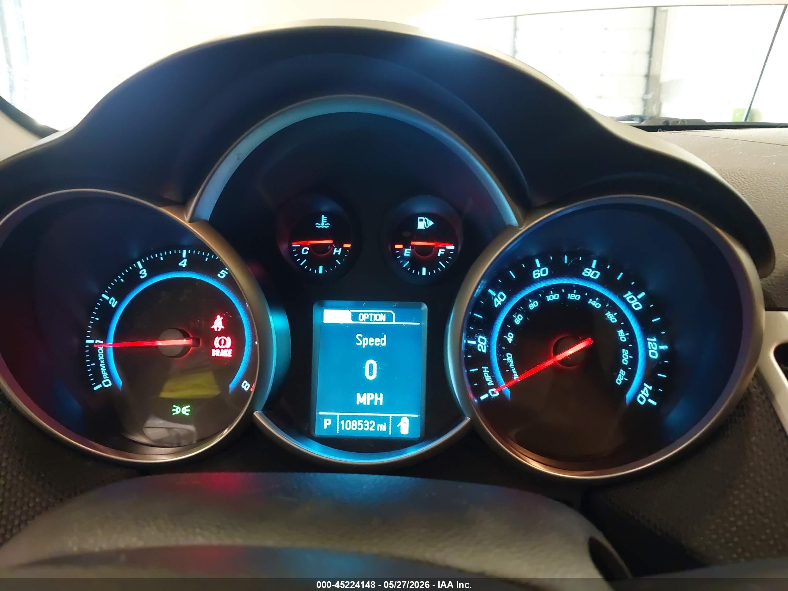 2014 Chevrolet Cruze 1lt Auto Silver vin: 1G1PC5SB1E7296414
