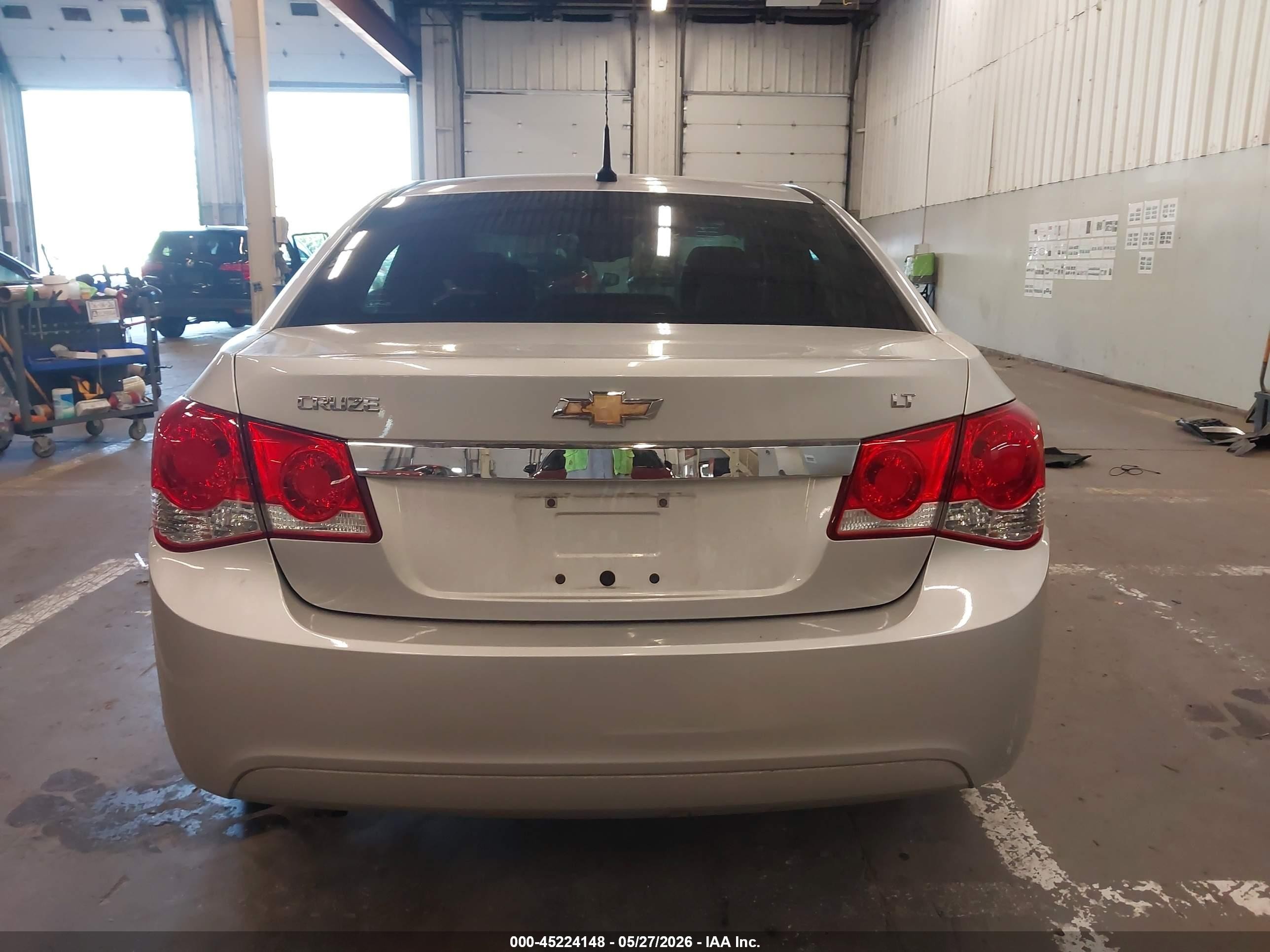 2014 Chevrolet Cruze 1lt Auto Silver vin: 1G1PC5SB1E7296414