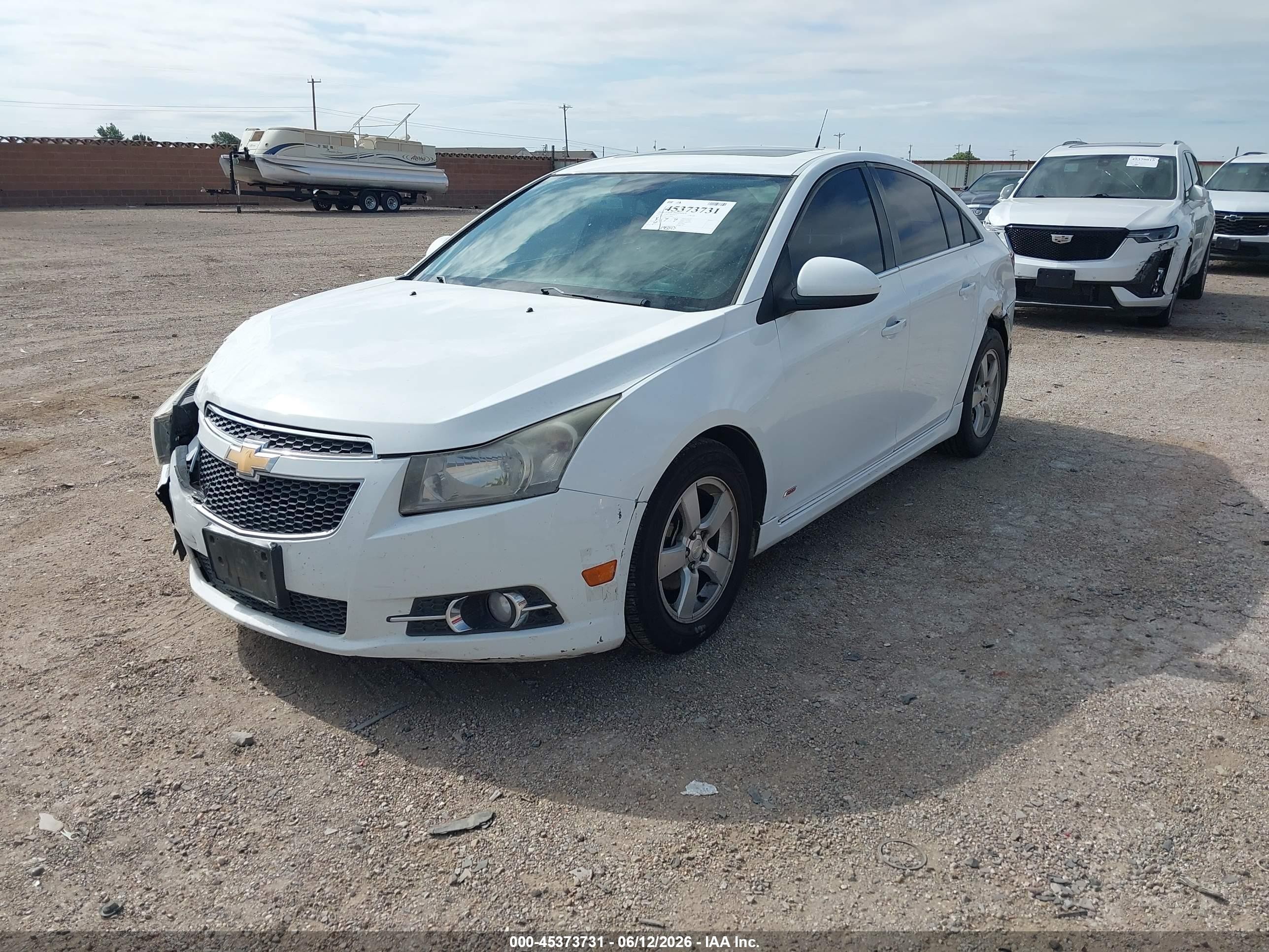 2014 Chevrolet Cruze 1lt Auto White vin: 1G1PC5SB1E7308805