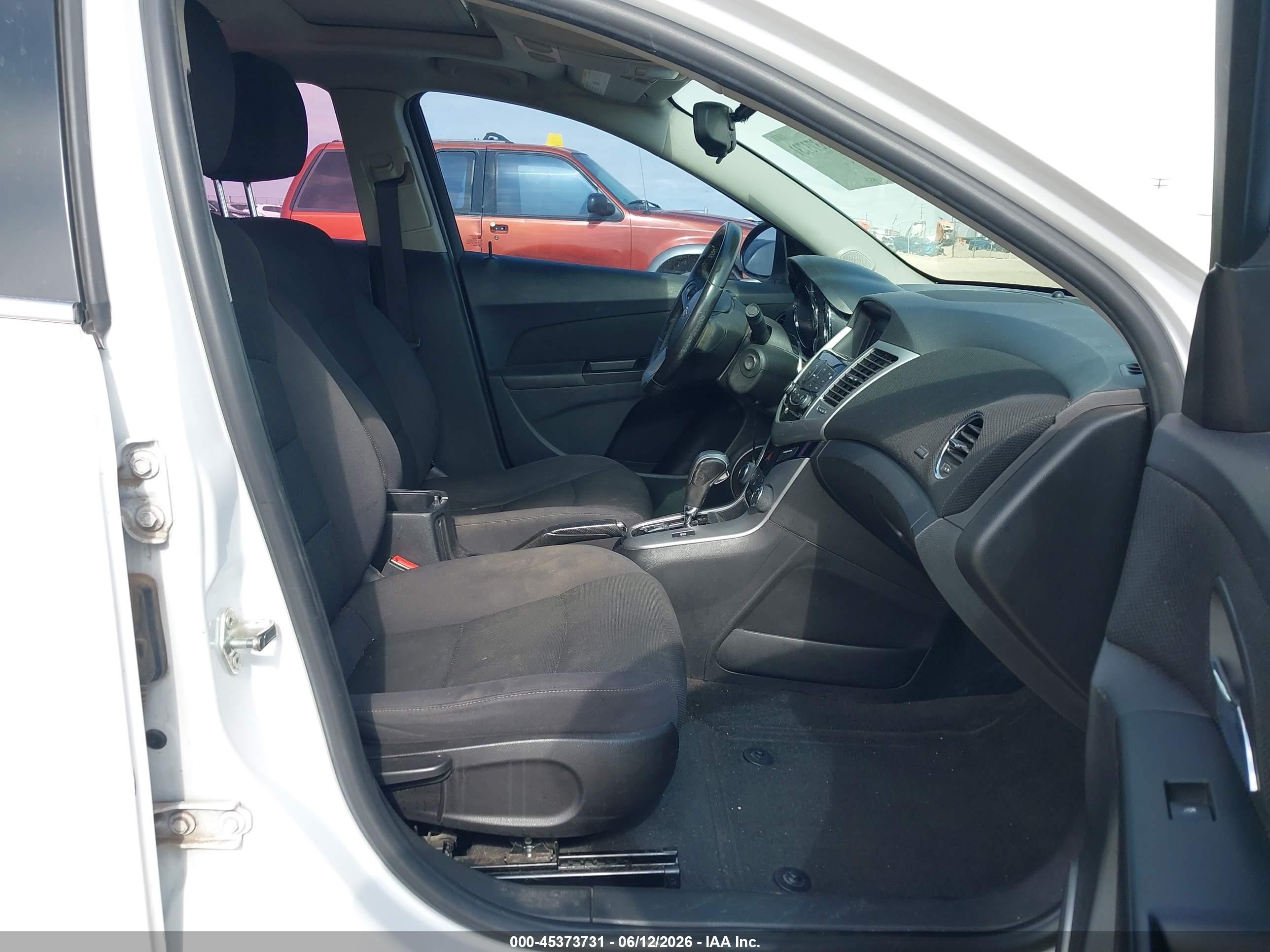 2014 Chevrolet Cruze 1lt Auto White vin: 1G1PC5SB1E7308805