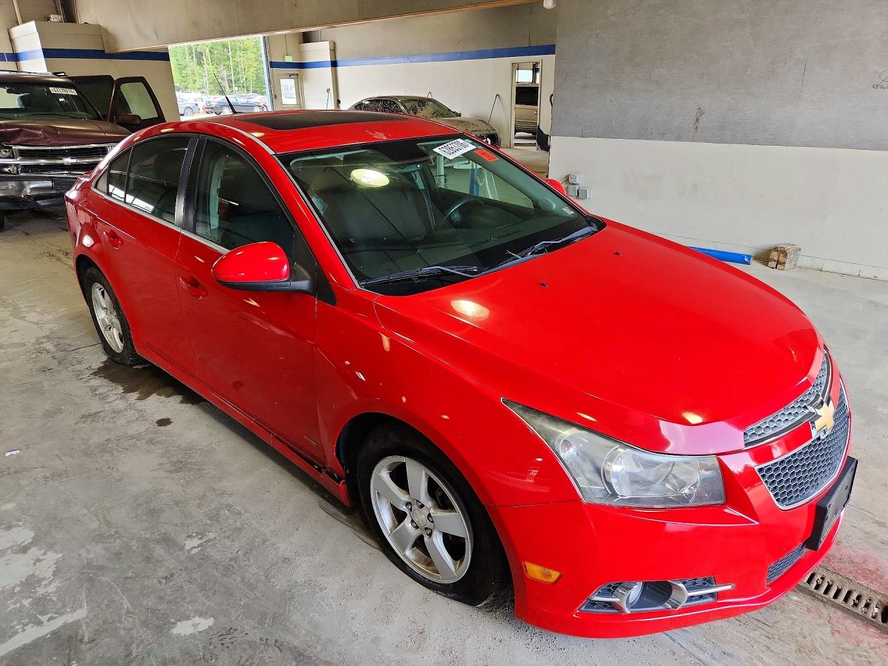 2014 Chevrolet Cruze Lt Red vin: 1G1PC5SB1E7309890