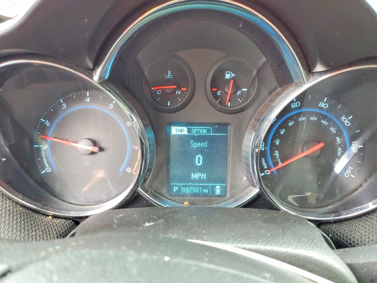2014 Chevrolet Cruze Lt Red vin: 1G1PC5SB1E7309890