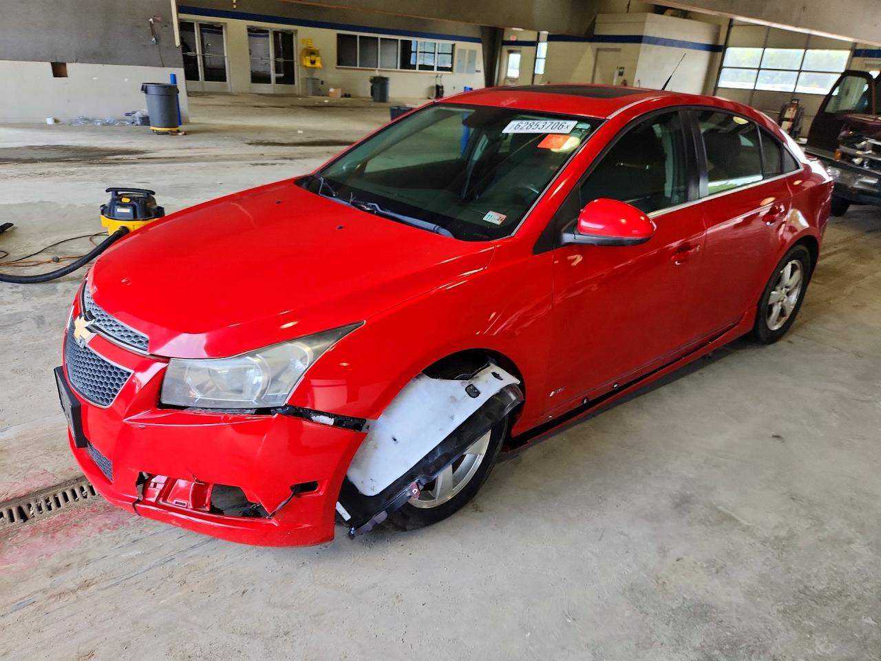 2014 Chevrolet Cruze Lt Red vin: 1G1PC5SB1E7309890