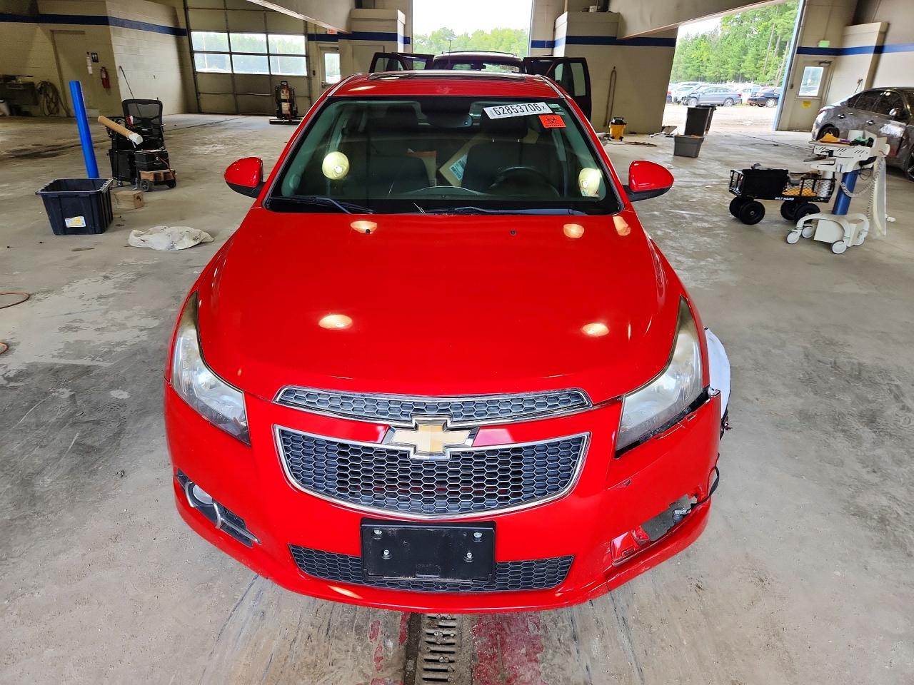 2014 Chevrolet Cruze Lt Red vin: 1G1PC5SB1E7309890