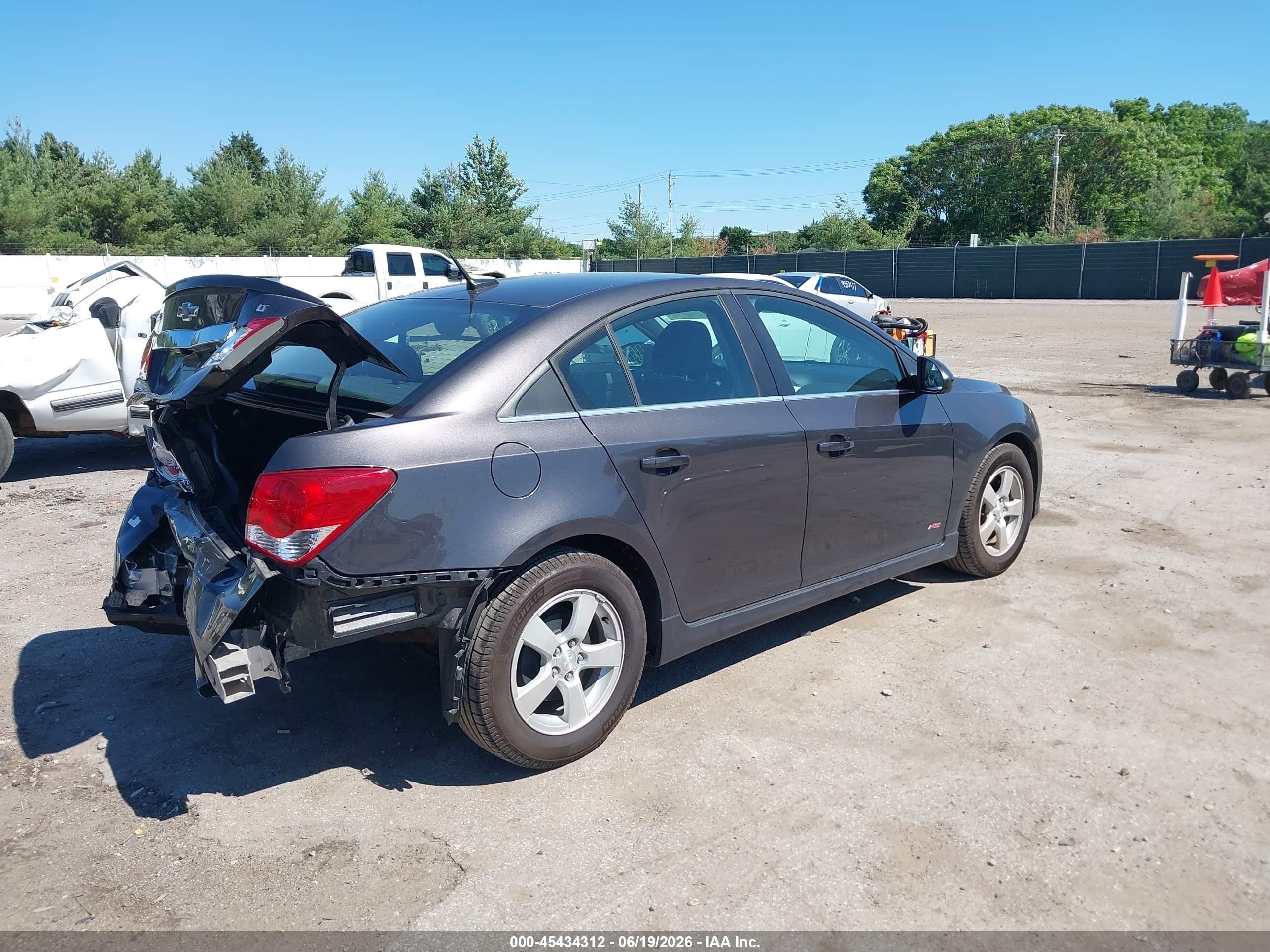 2014 Chevrolet Cruze 1lt Auto Серый vin: 1G1PC5SB1E7310831