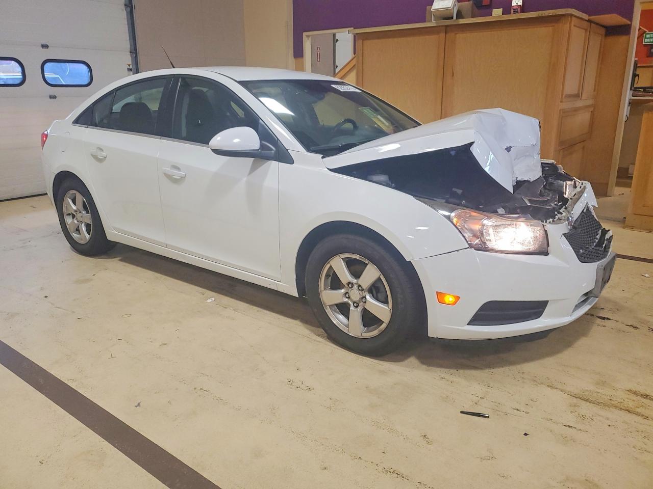 2014 Chevrolet Cruze Lt White vin: 1G1PC5SB1E7352660