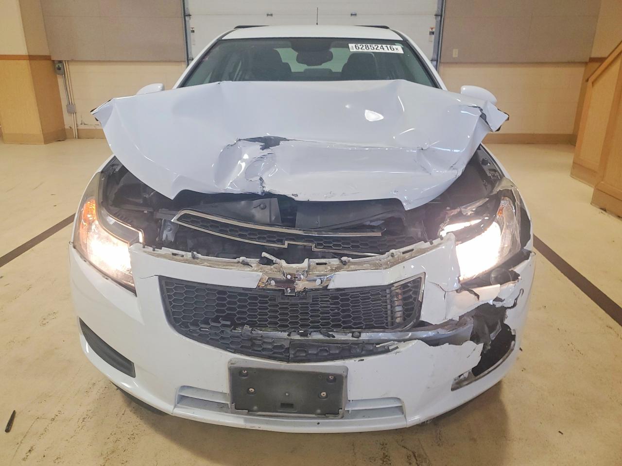 2014 Chevrolet Cruze Lt White vin: 1G1PC5SB1E7352660