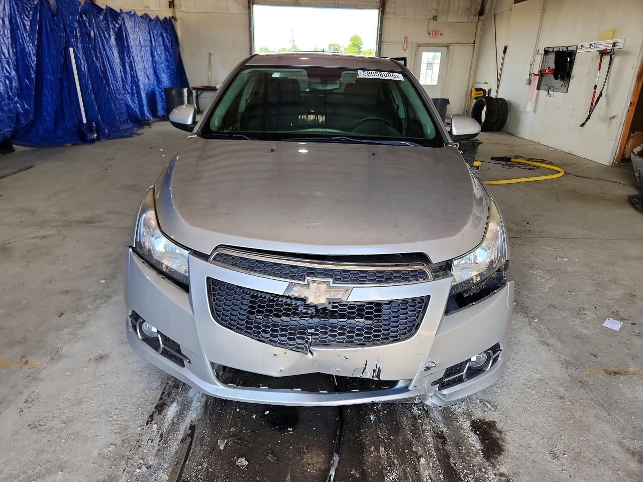 2014 Chevrolet Cruze Lt Silver vin: 1G1PC5SB1E7352982