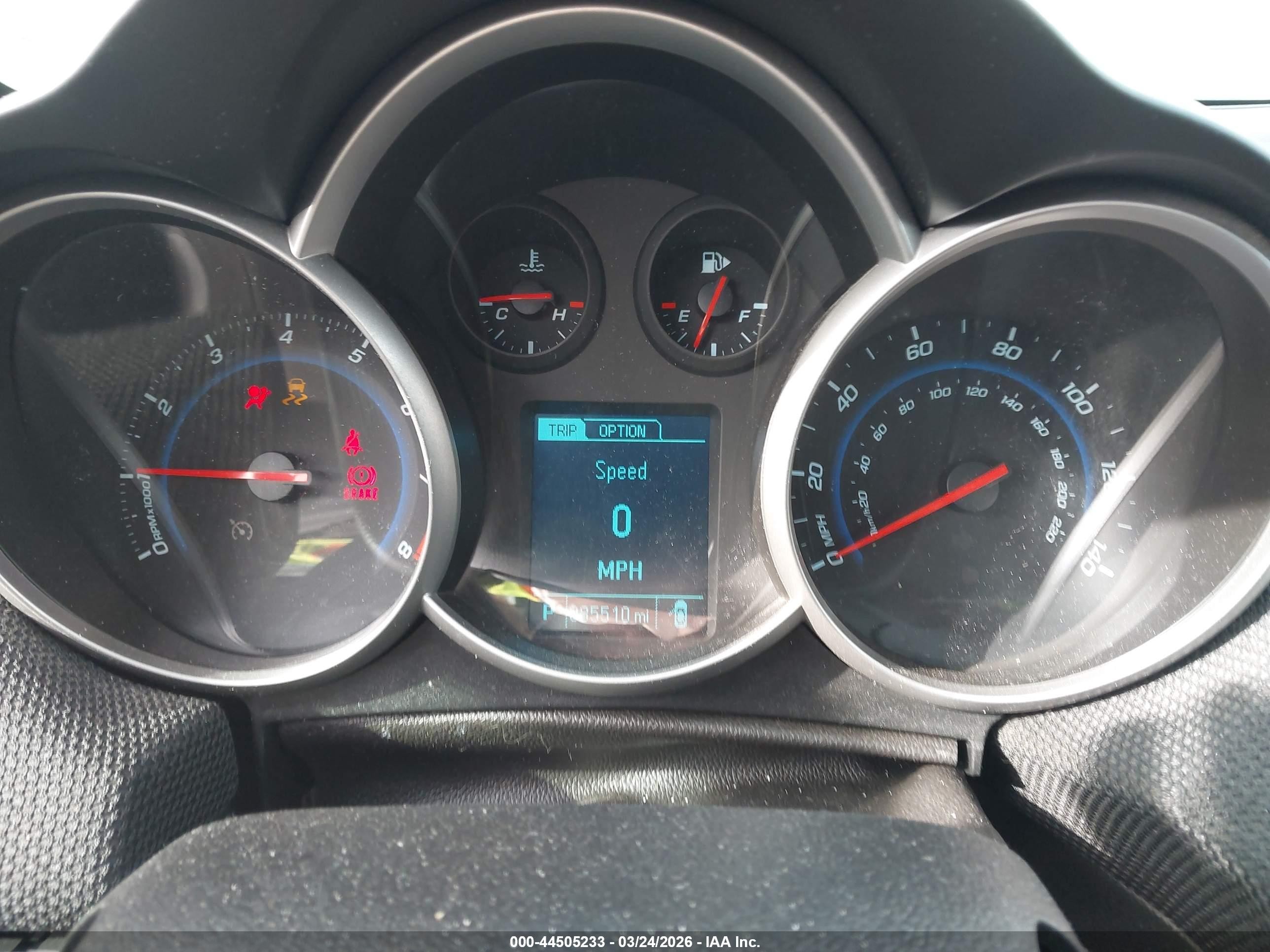 2014 Chevrolet Cruze 1lt Auto Blue vin: 1G1PC5SB1E7363299