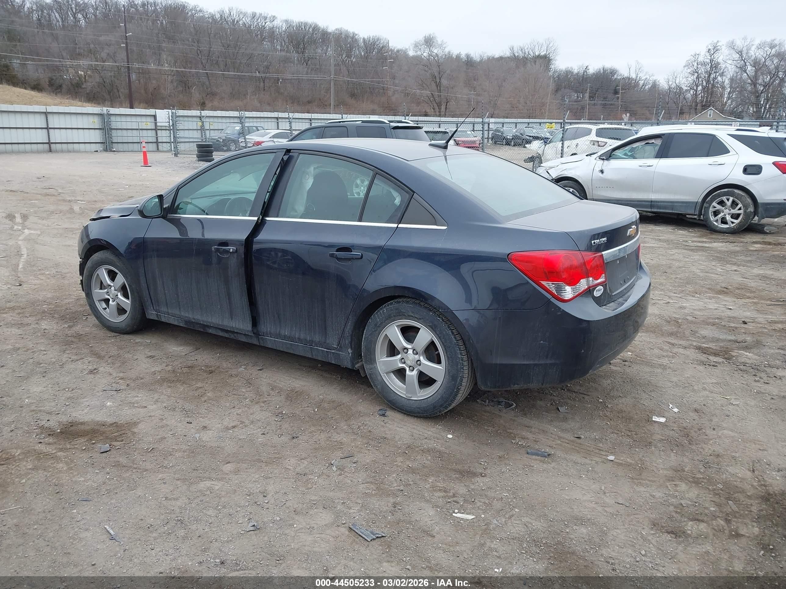 2014 Chevrolet Cruze 1lt Auto Blue vin: 1G1PC5SB1E7363299