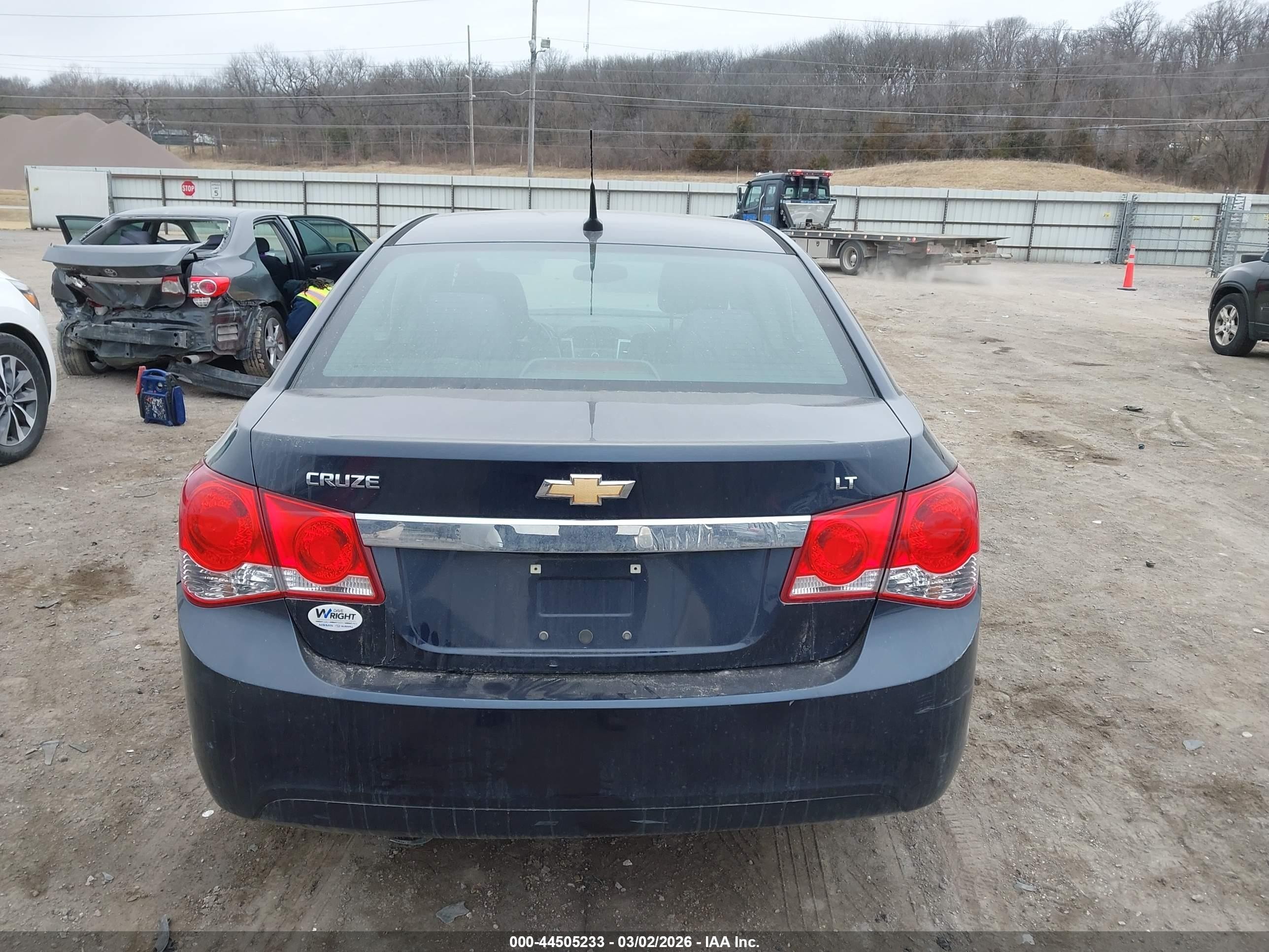 2014 Chevrolet Cruze 1lt Auto Blue vin: 1G1PC5SB1E7363299