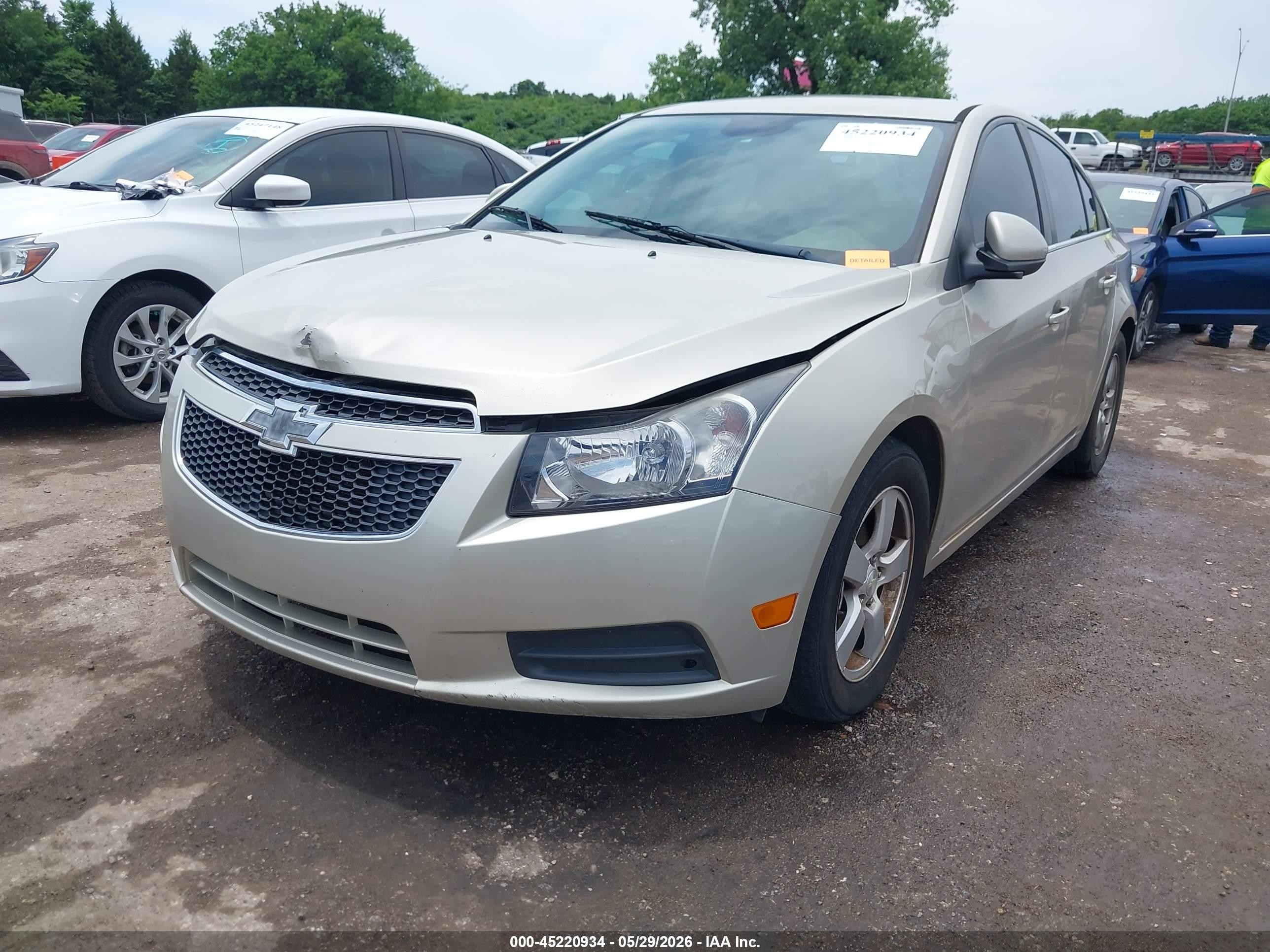 2014 Chevrolet Cruze 1lt Auto Tan vin: 1G1PC5SB1E7369782