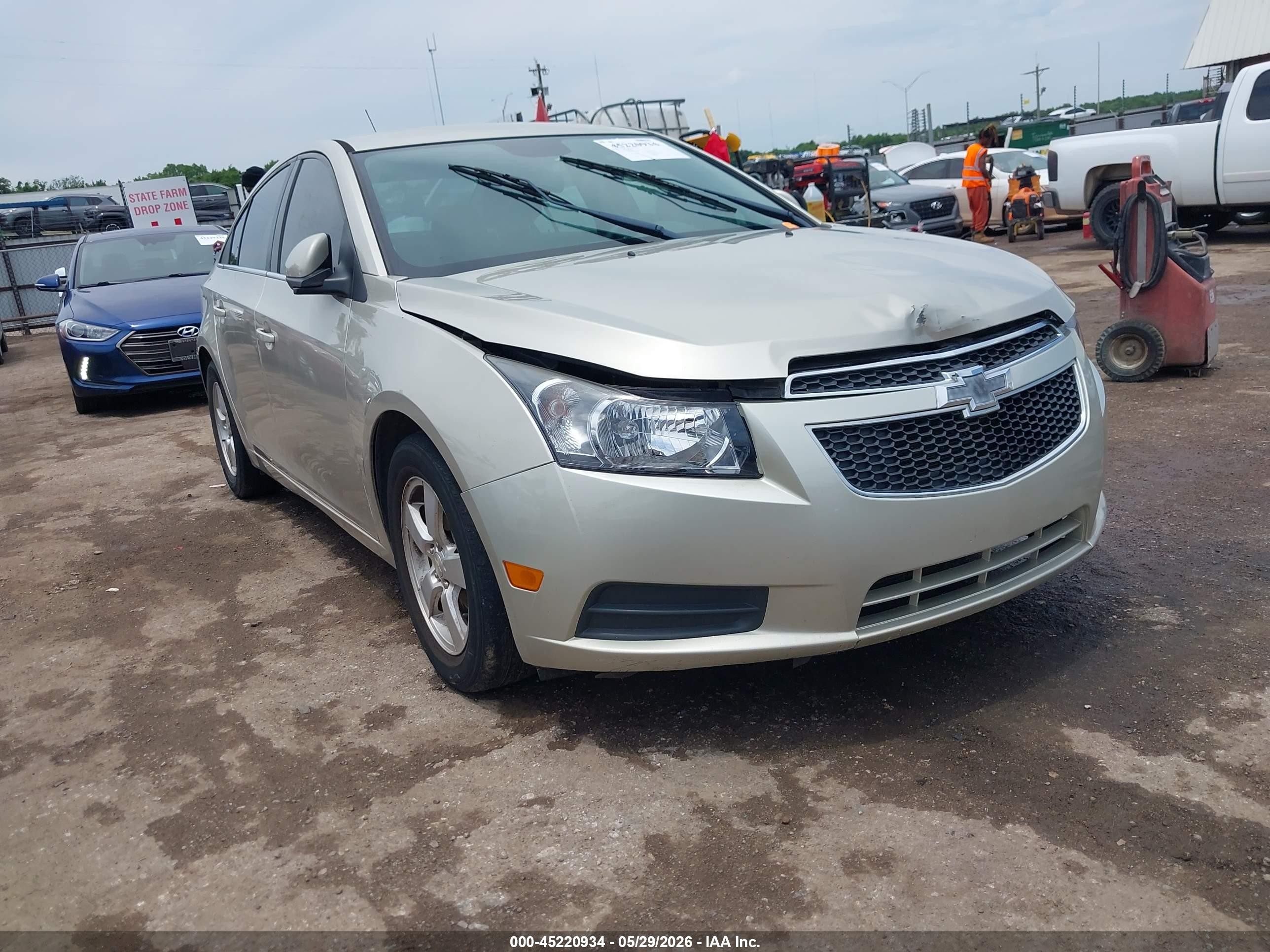 2014 Chevrolet Cruze 1lt Auto Tan vin: 1G1PC5SB1E7369782