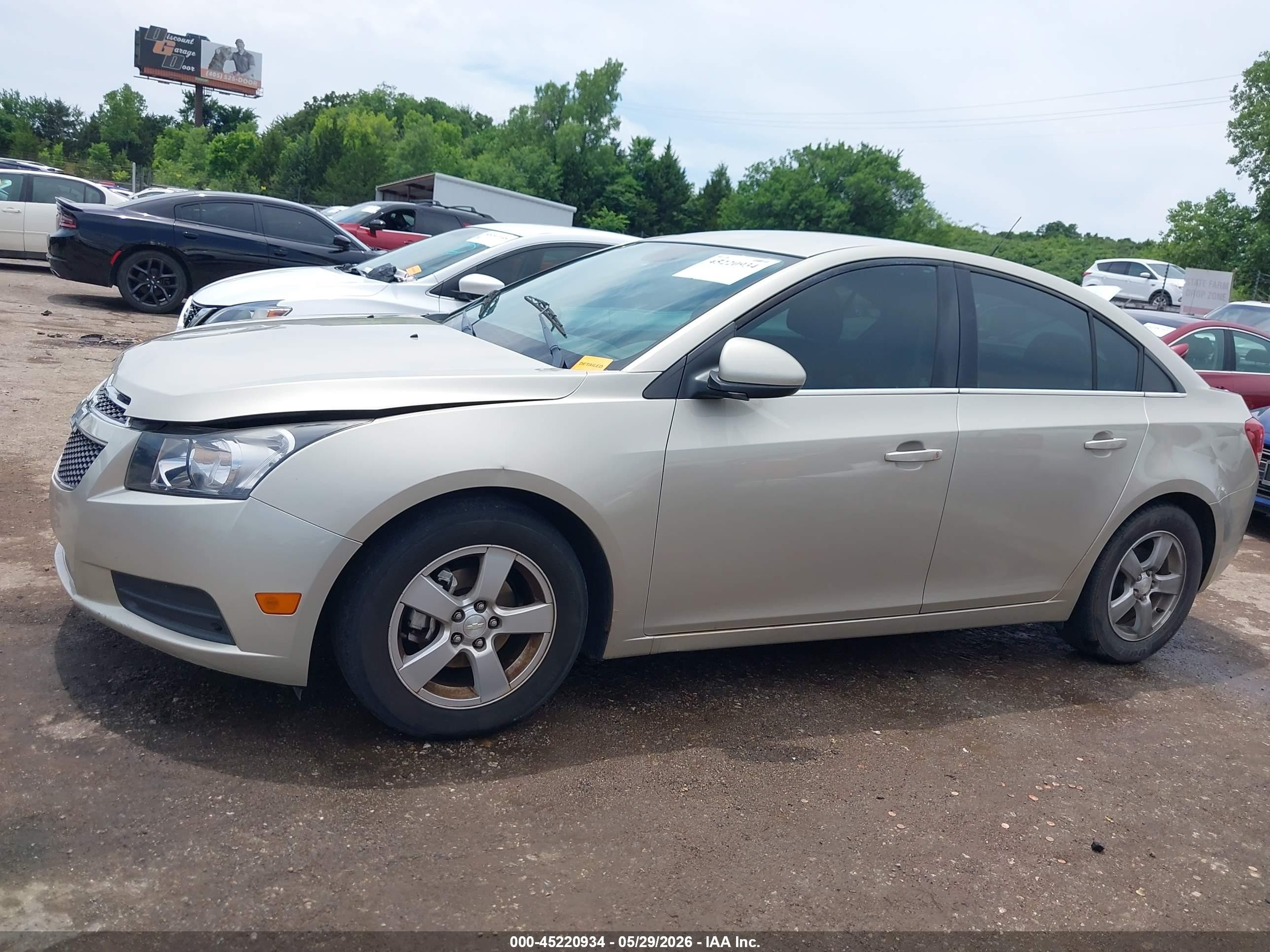 2014 Chevrolet Cruze 1lt Auto Tan vin: 1G1PC5SB1E7369782