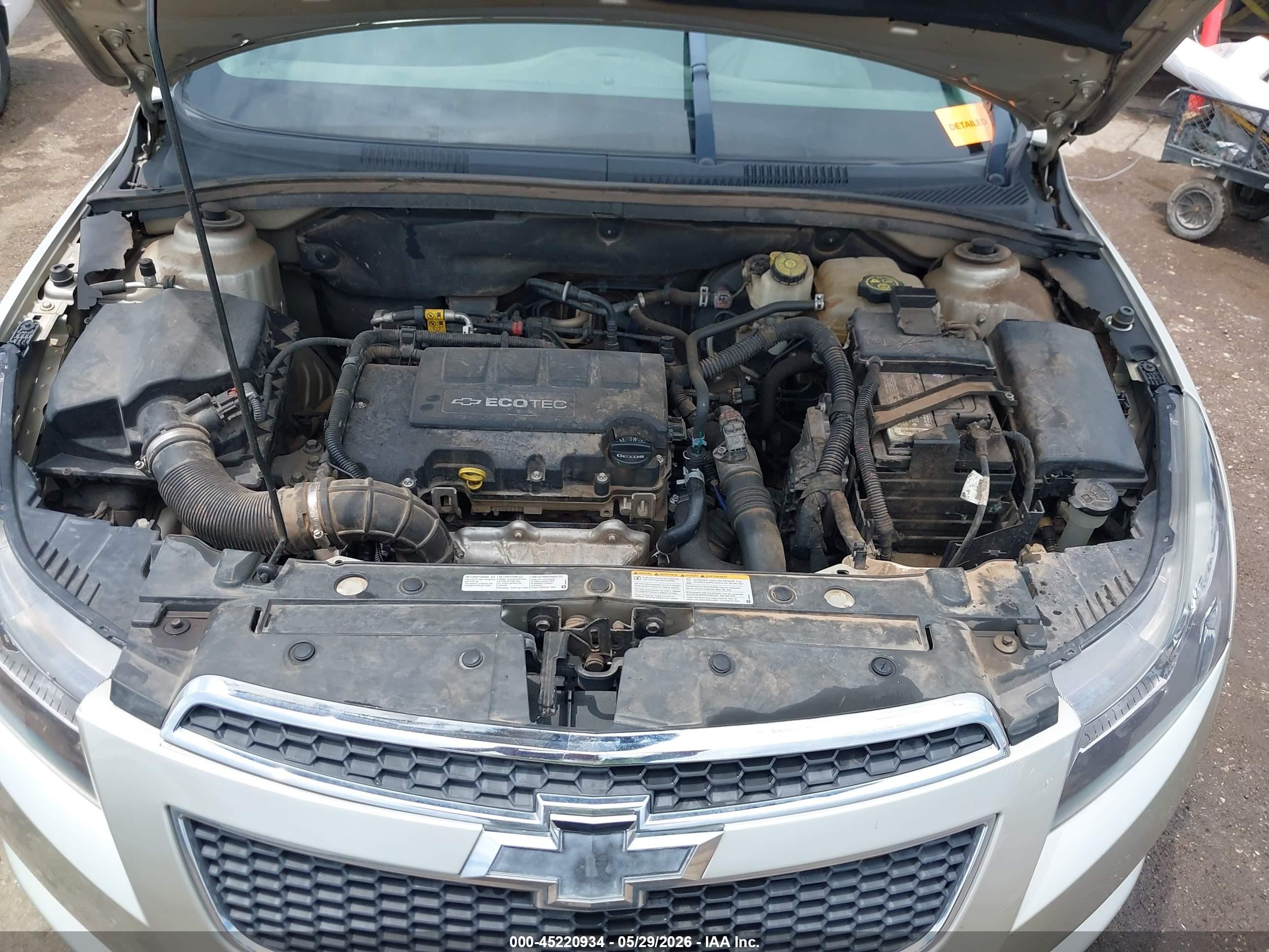 2014 Chevrolet Cruze 1lt Auto Tan vin: 1G1PC5SB1E7369782