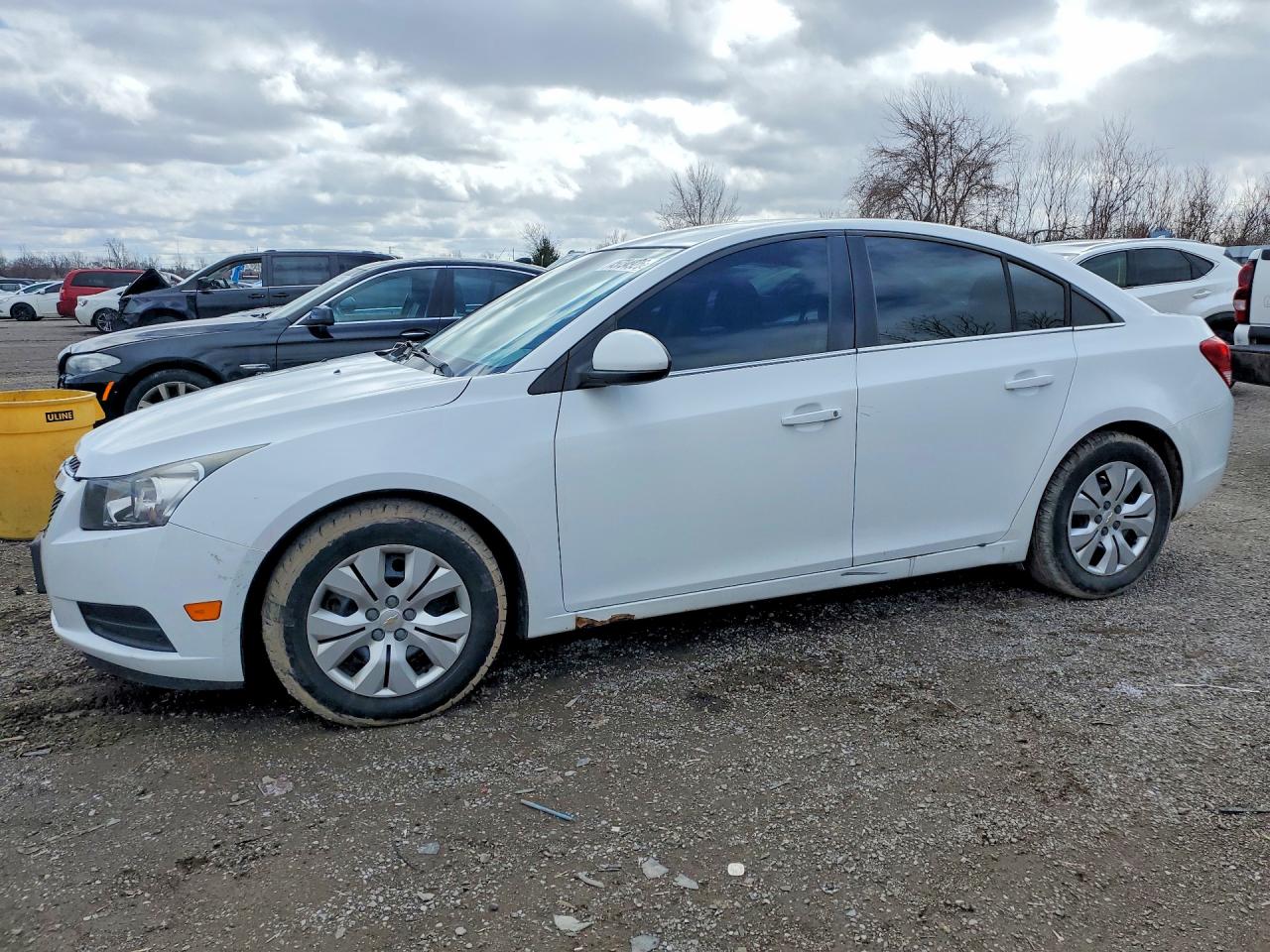 2014 Chevrolet Cruze Lt White vin: 1G1PC5SB1E7384623