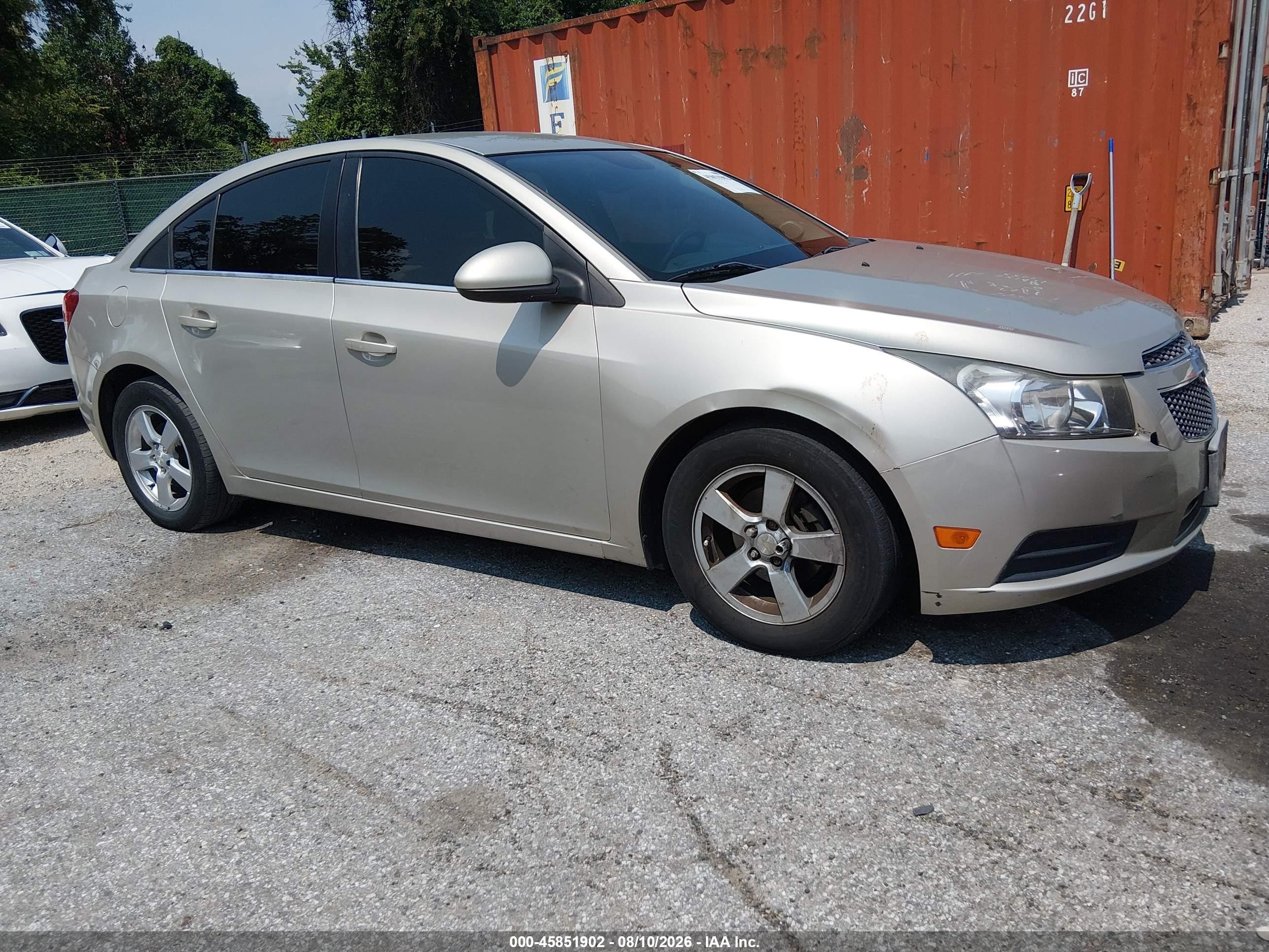 2014 Chevrolet Cruze 1lt Auto Champagne vin: 1G1PC5SB1E7418852