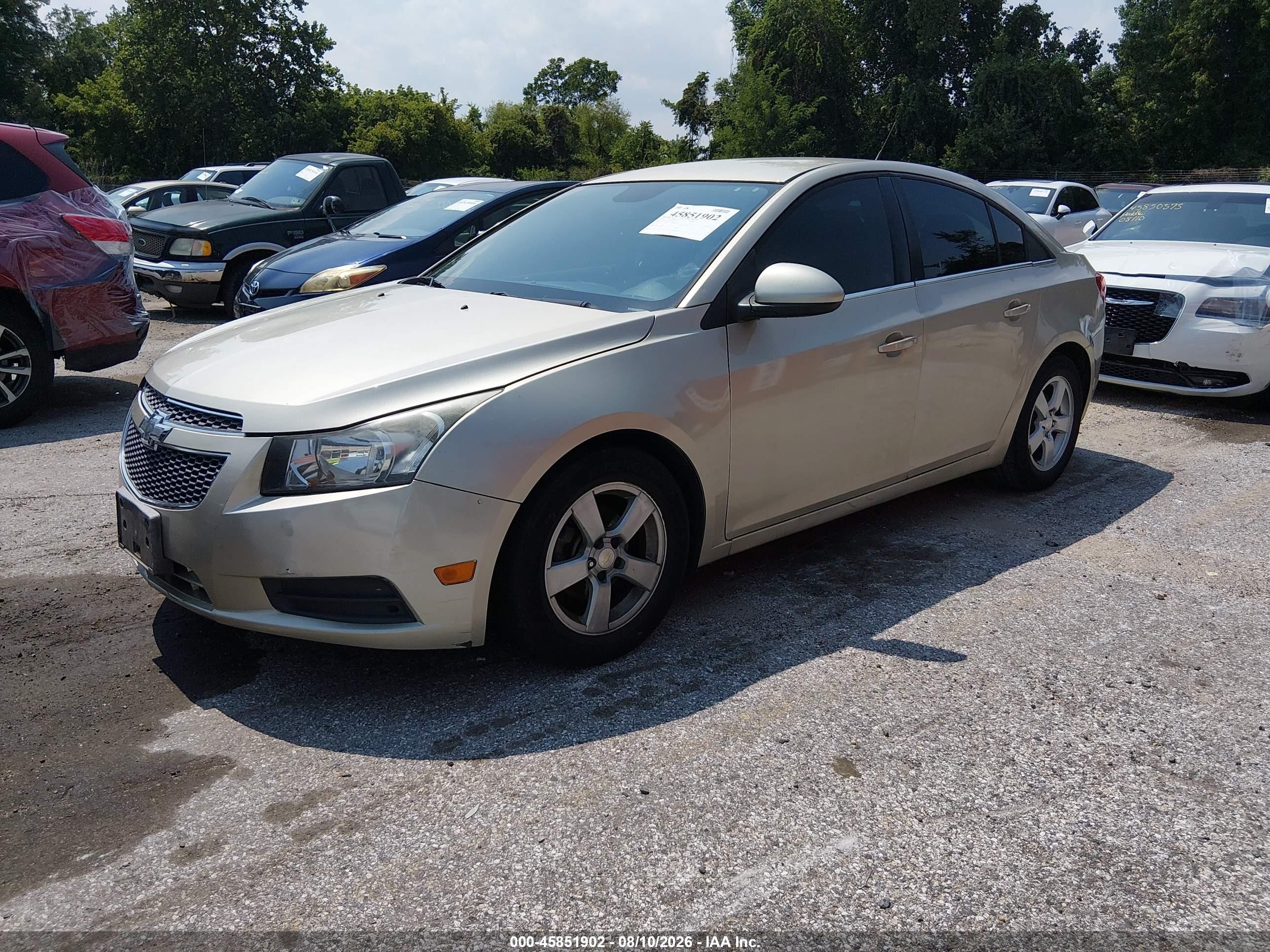 2014 Chevrolet Cruze 1lt Auto Champagne vin: 1G1PC5SB1E7418852