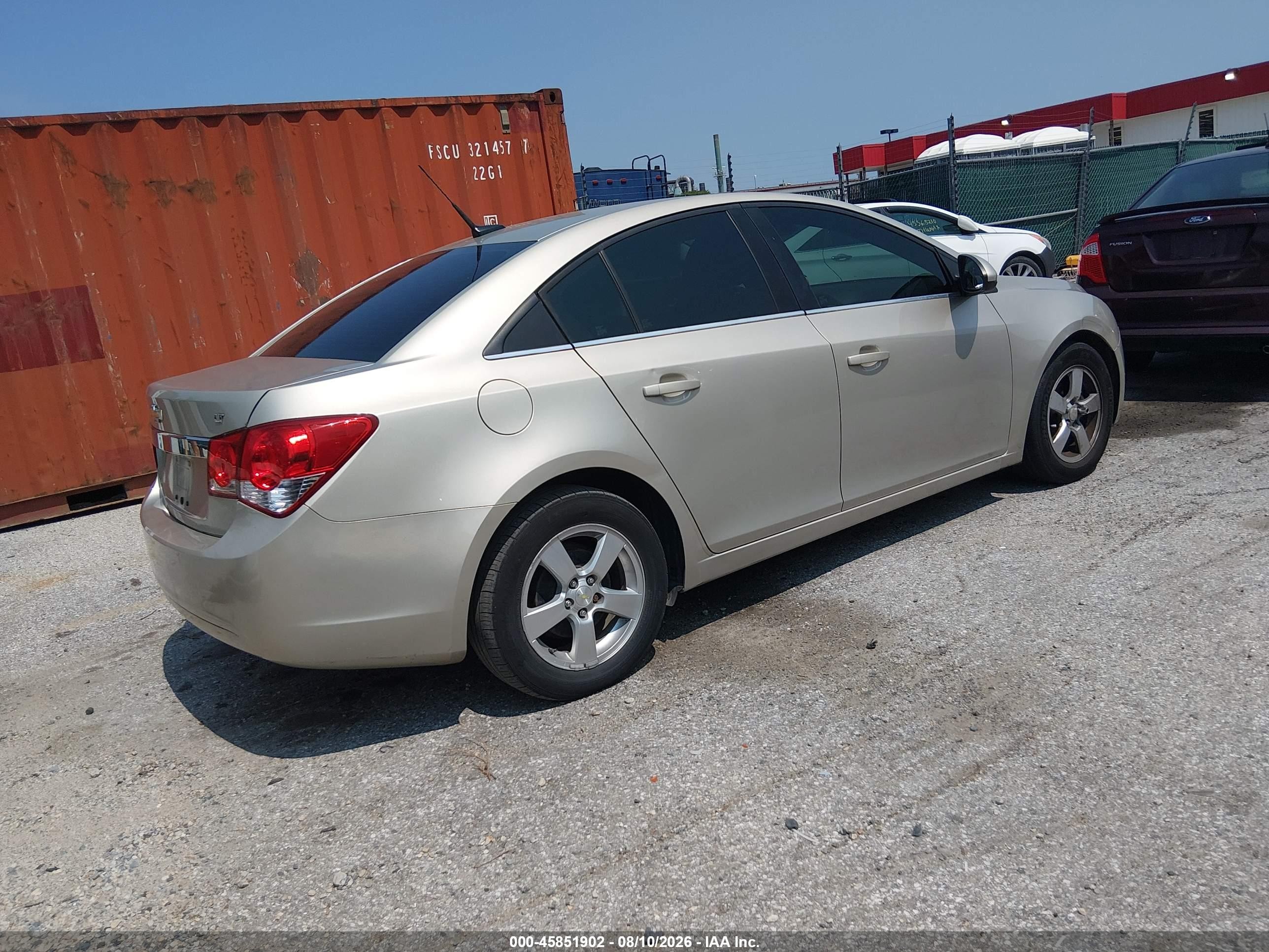 2014 Chevrolet Cruze 1lt Auto Champagne vin: 1G1PC5SB1E7418852