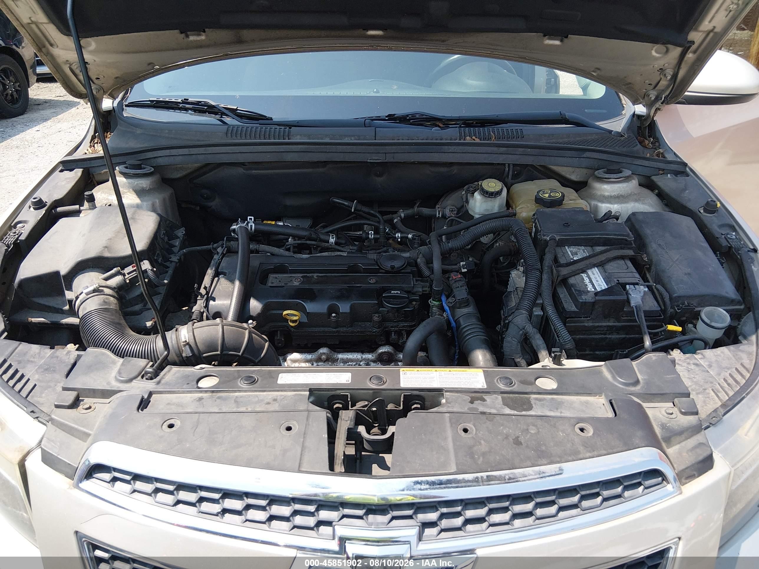 2014 Chevrolet Cruze 1lt Auto Champagne vin: 1G1PC5SB1E7418852