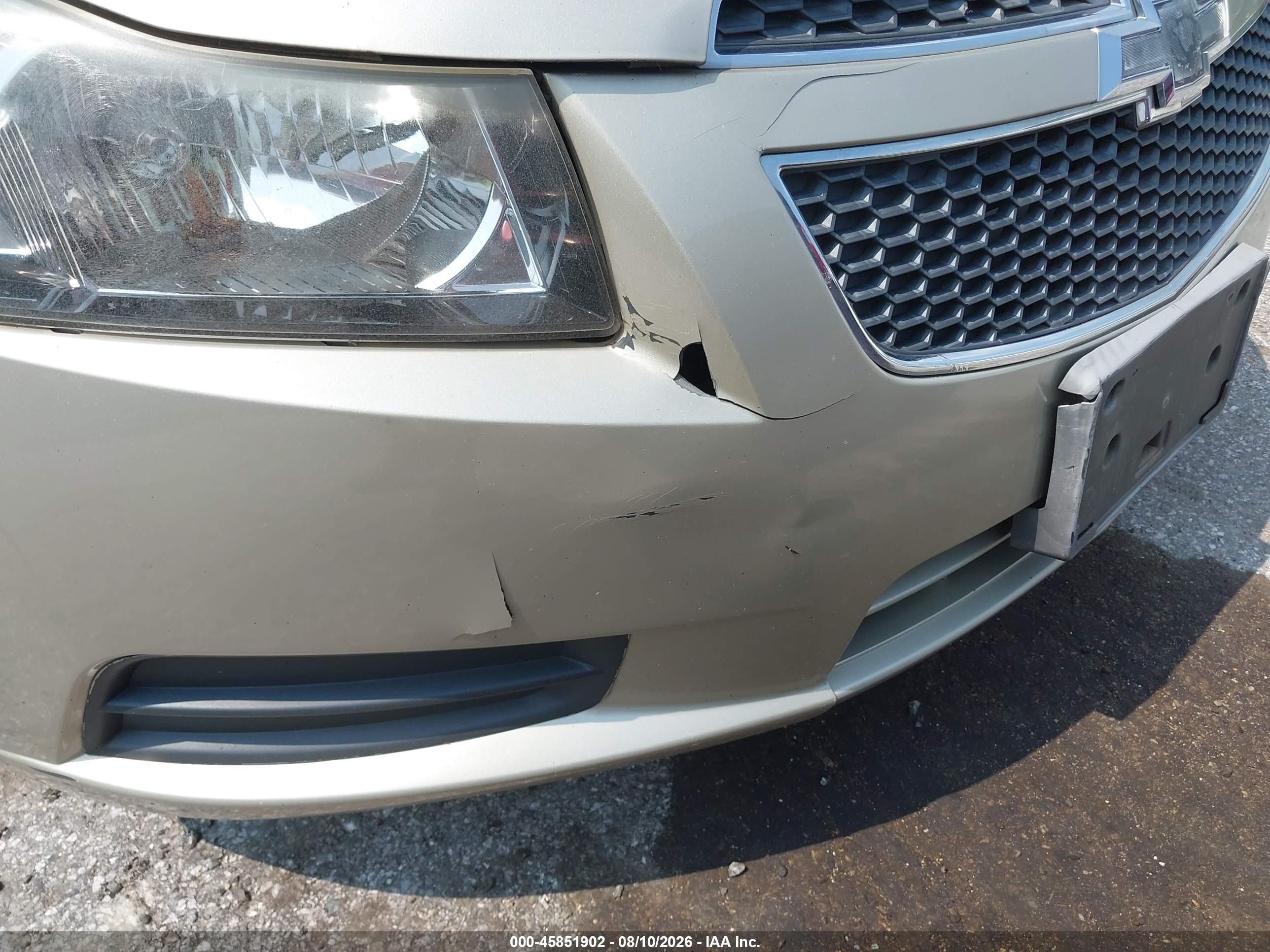 2014 Chevrolet Cruze 1lt Auto Champagne vin: 1G1PC5SB1E7418852