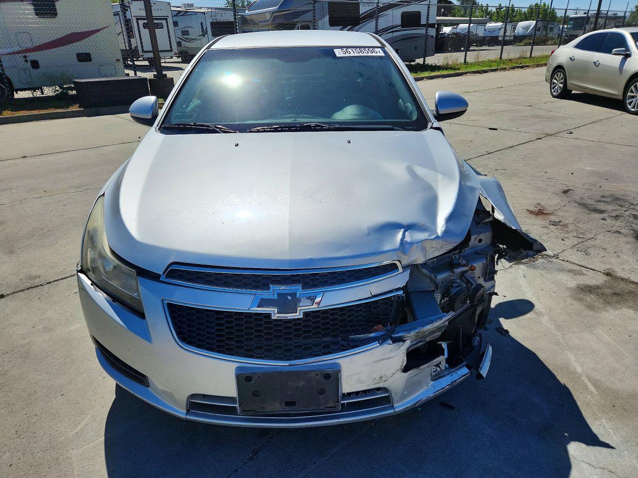 2014 Chevrolet Cruze Lt Silver vin: 1G1PC5SB1E7419354