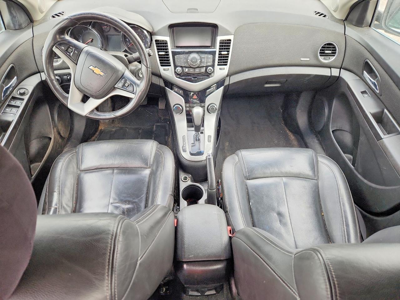 2014 Chevrolet Cruze Lt White vin: 1G1PC5SB1E7455674