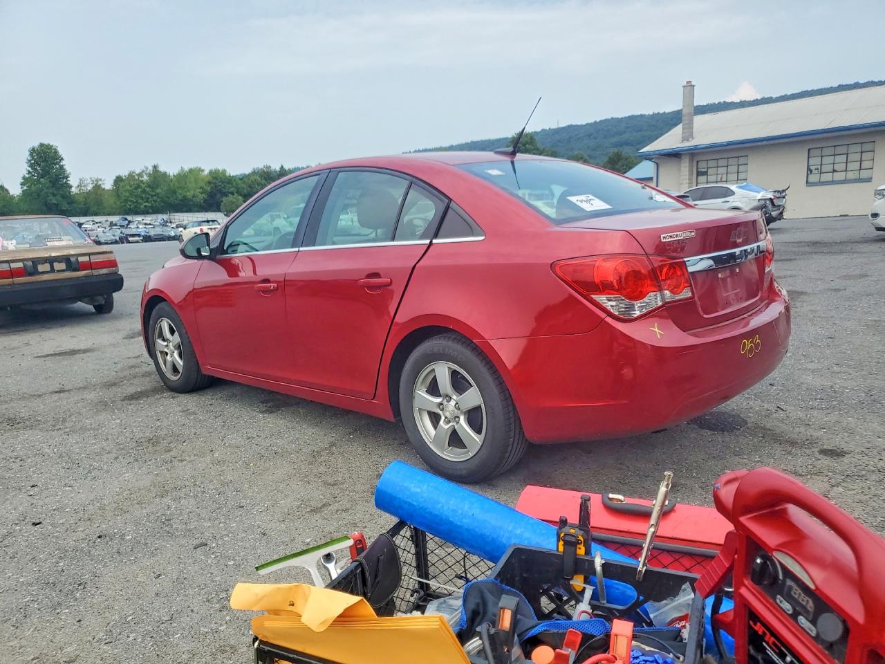 2014 Chevrolet Cruze Lt Red vin: 1G1PC5SB1E7456775